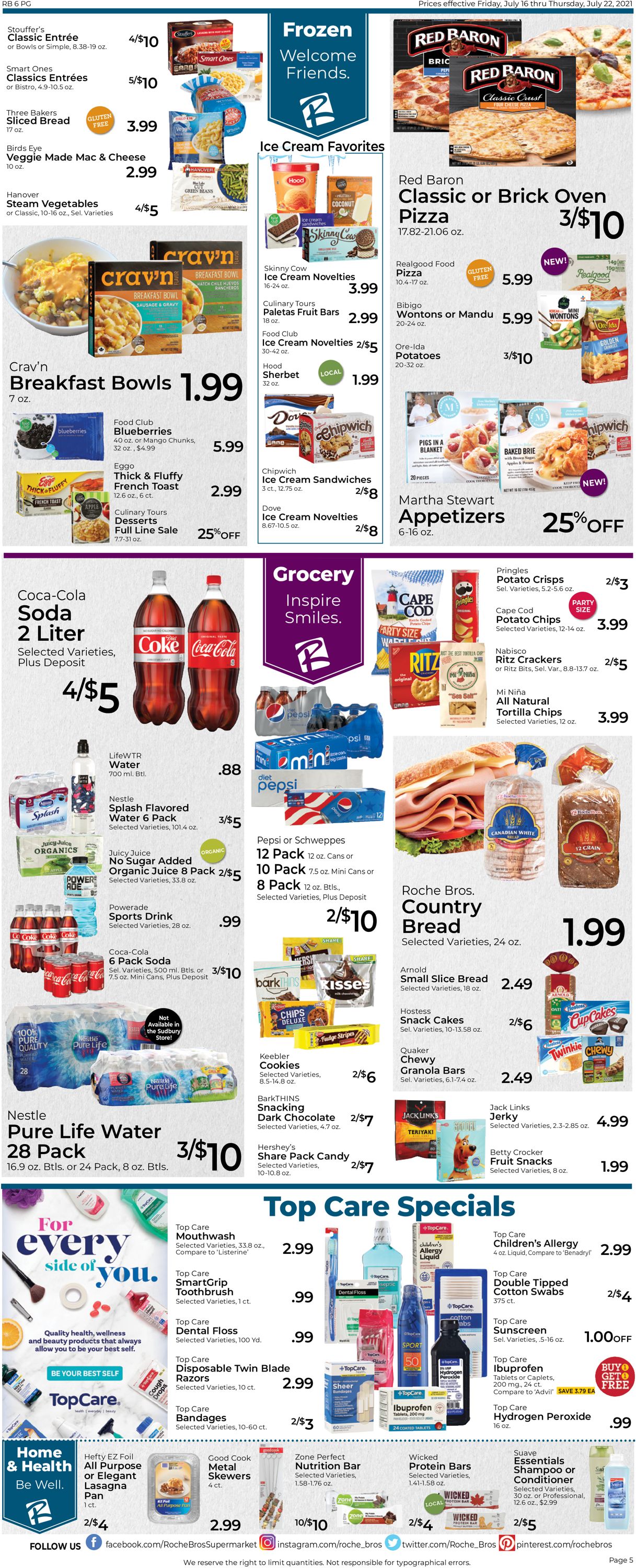 Catalogue Roche Bros. Supermarkets from 07/16/2021