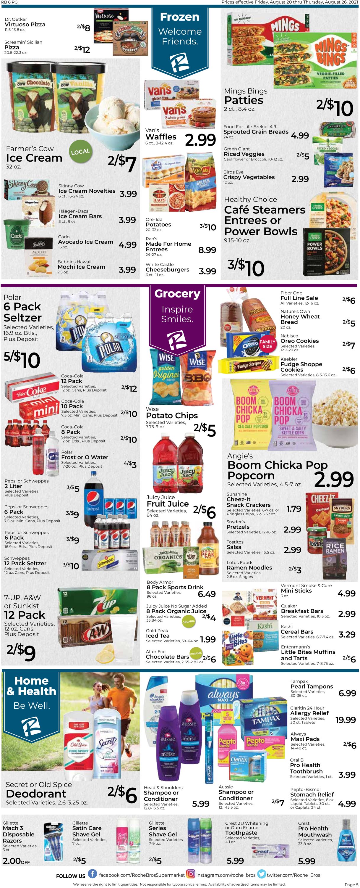 Catalogue Roche Bros. Supermarkets from 08/20/2021