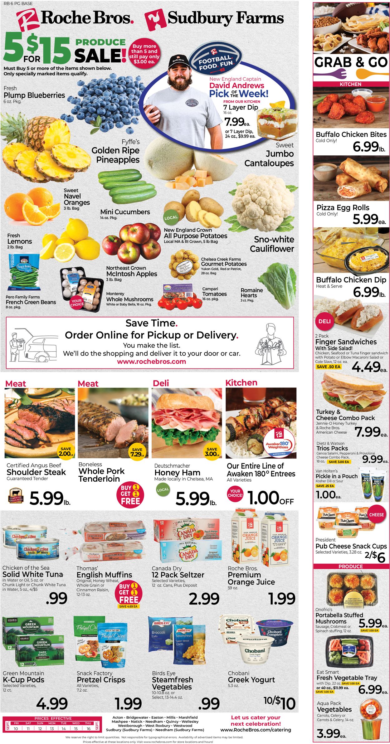 Catalogue Roche Bros. Supermarkets from 09/10/2021