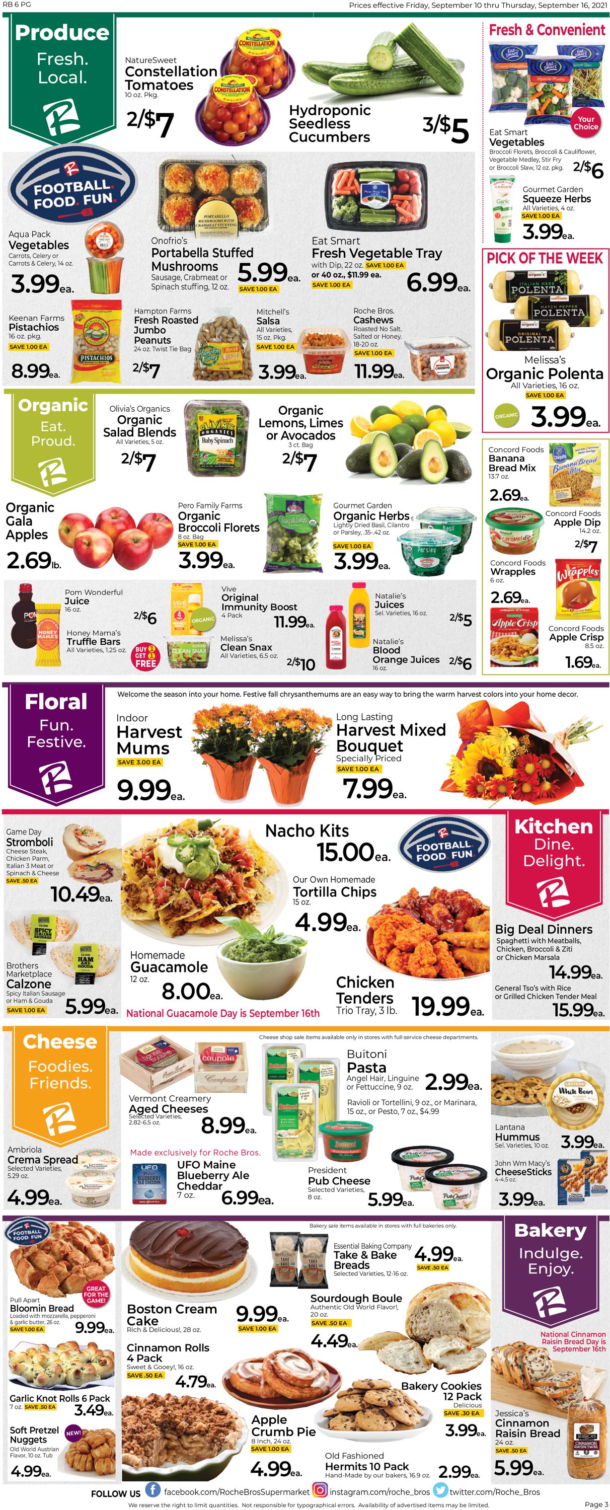 Catalogue Roche Bros. Supermarkets from 09/10/2021