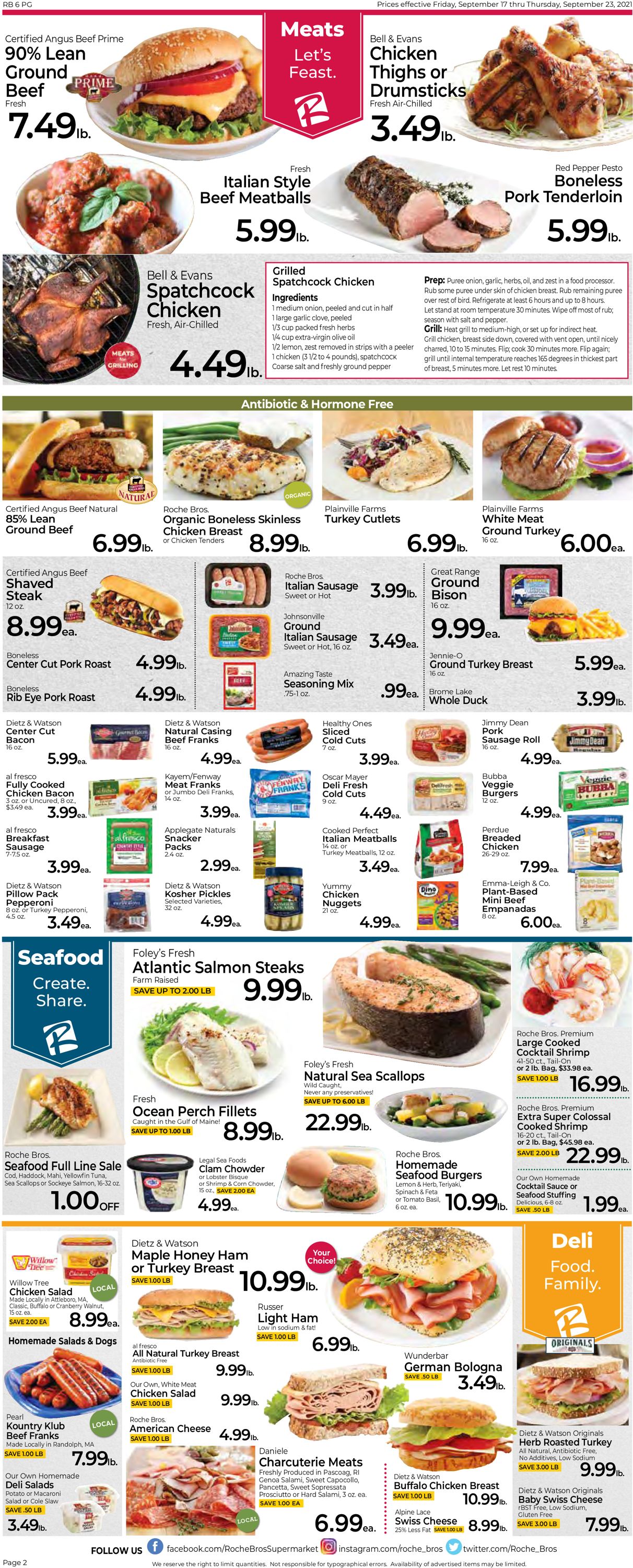 Catalogue Roche Bros. Supermarkets from 09/17/2021
