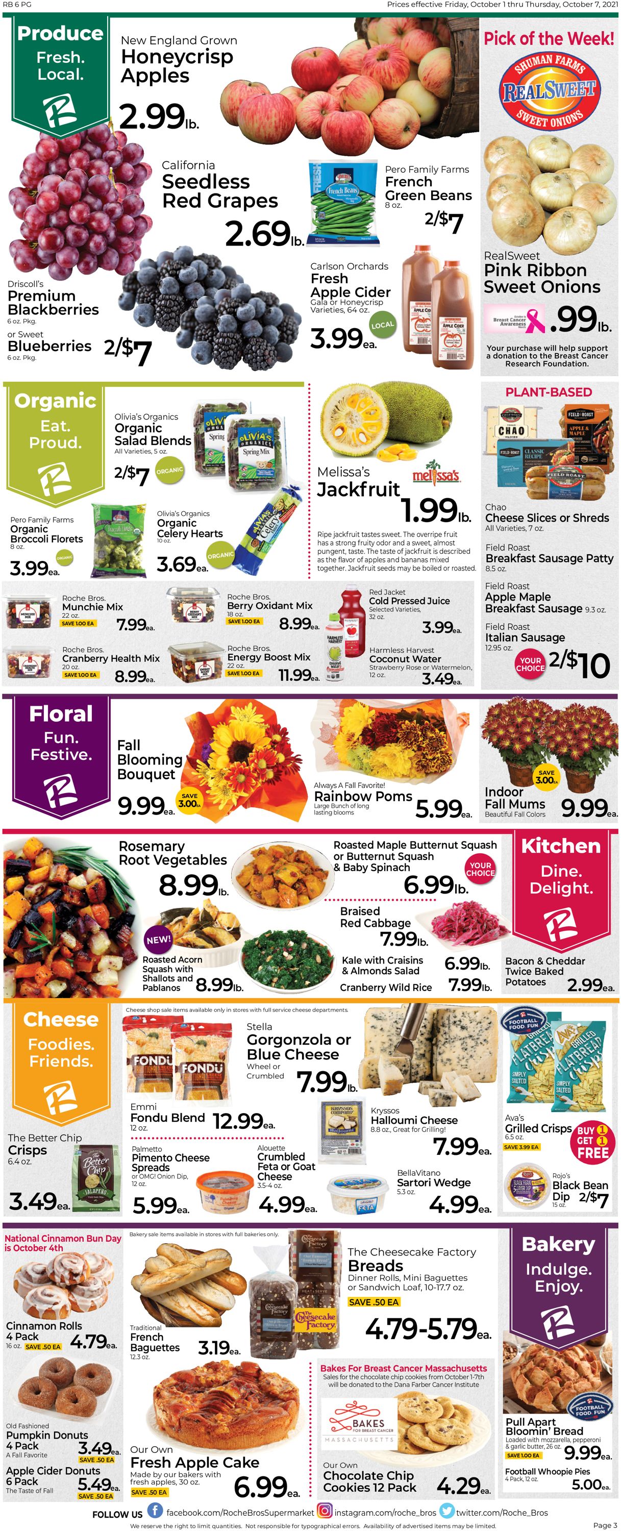 Catalogue Roche Bros. Supermarkets from 10/01/2021