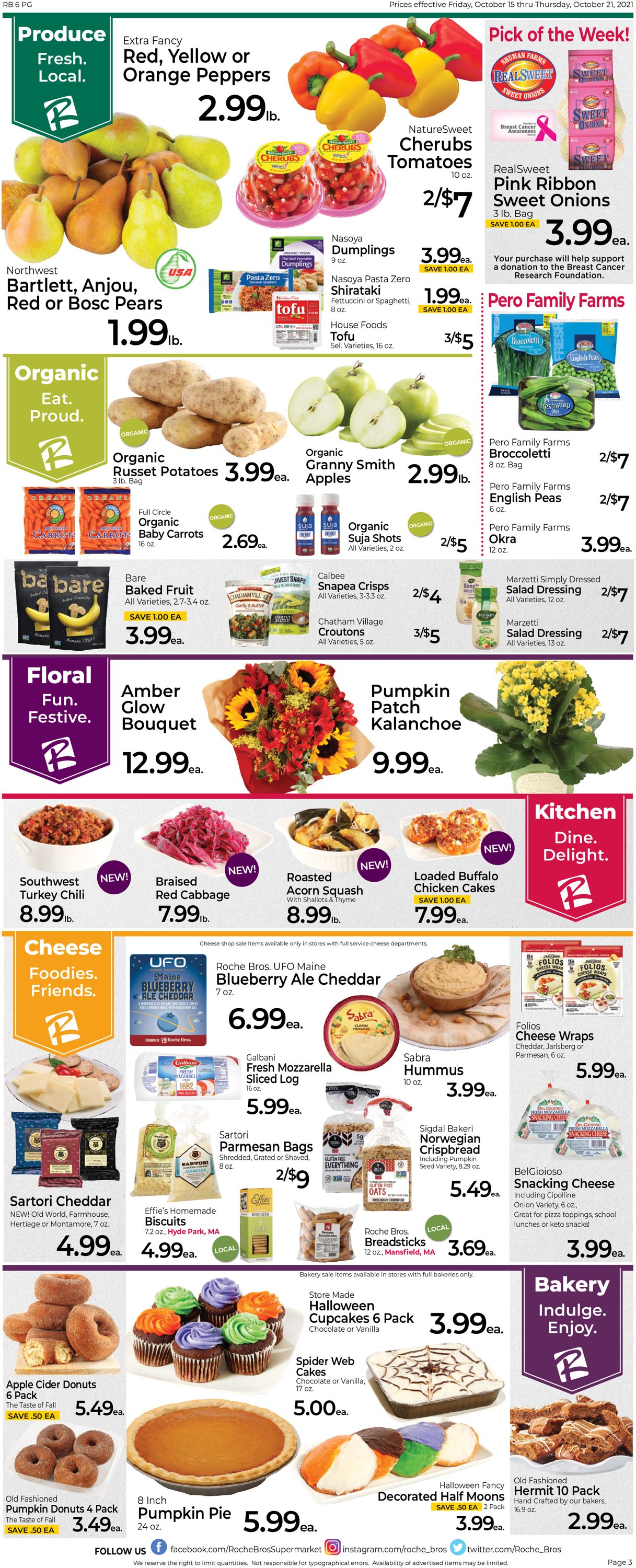 Catalogue Roche Bros. Supermarkets from 10/15/2021