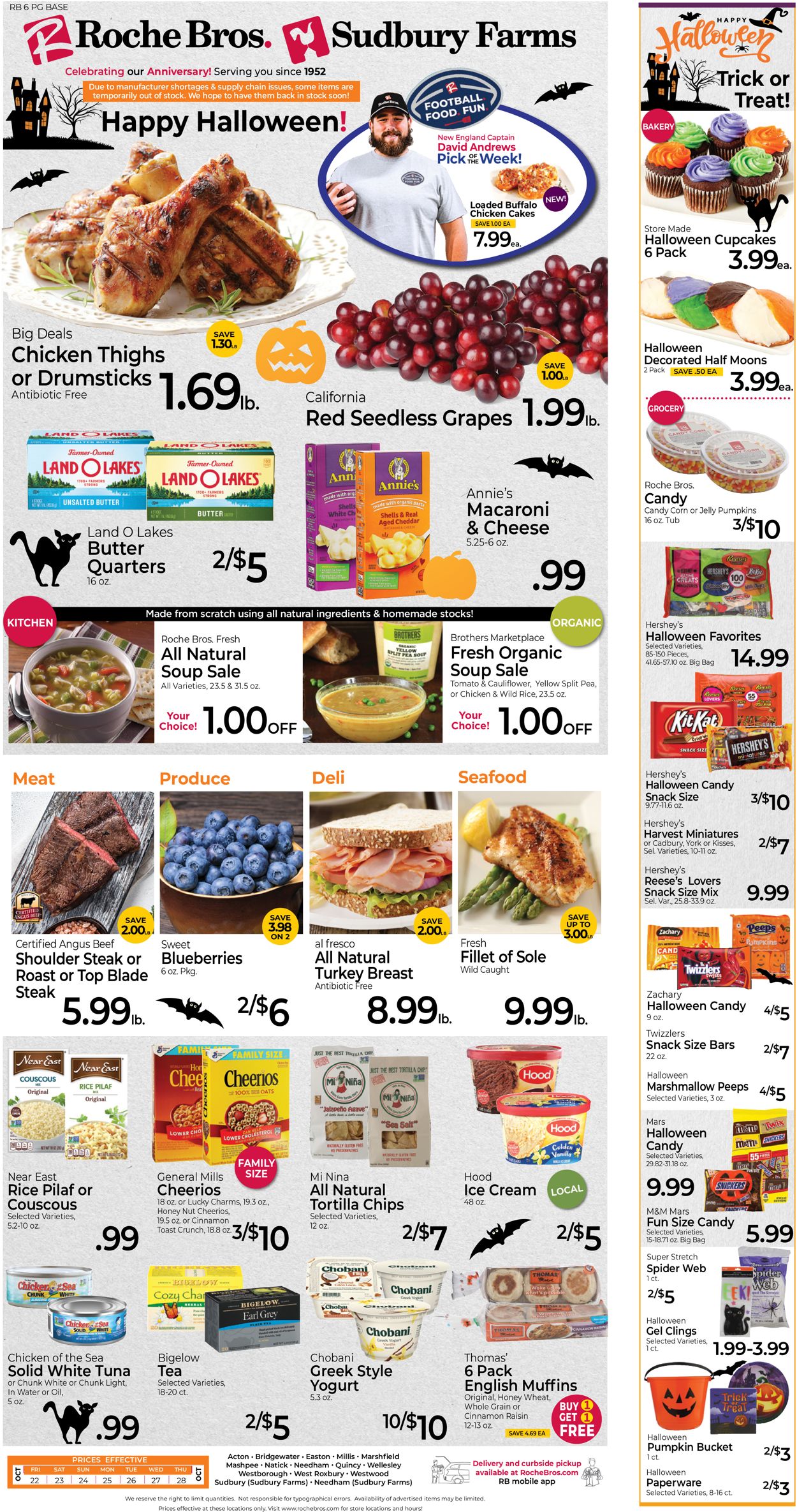 Catalogue Roche Bros. Supermarkets HALLOWEEN 2021 from 10/22/2021