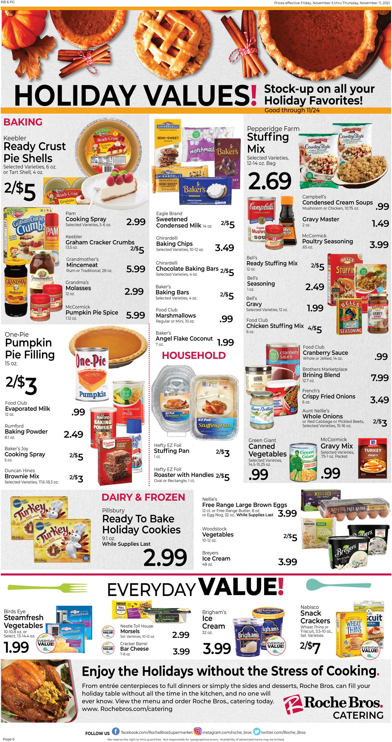 Catalogue Roche Bros. Supermarkets from 11/05/2021