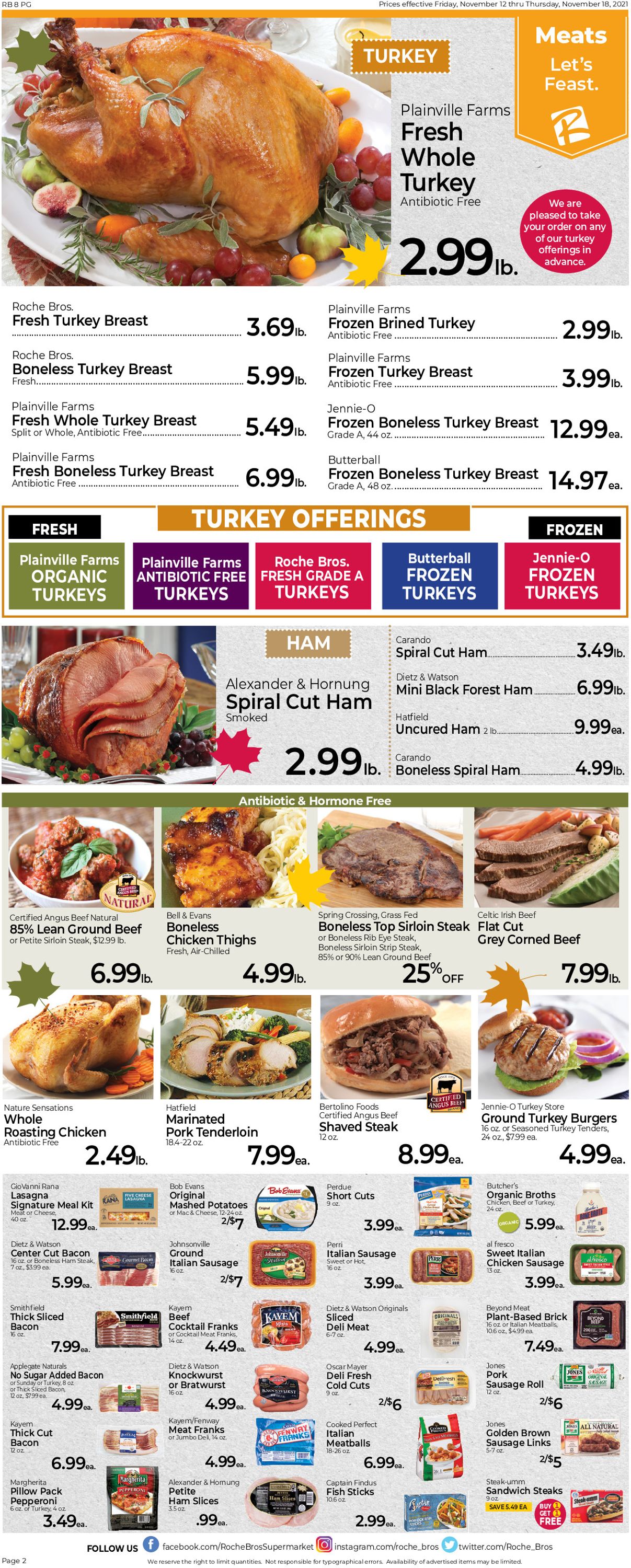 Catalogue Roche Bros. Supermarkets from 11/12/2021