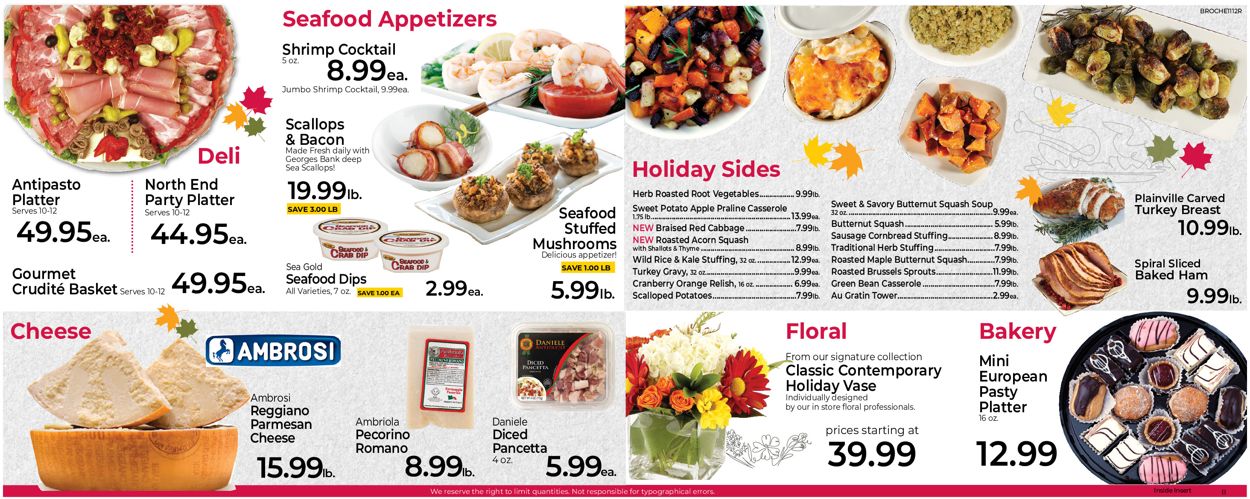 Catalogue Roche Bros. Supermarkets from 11/12/2021