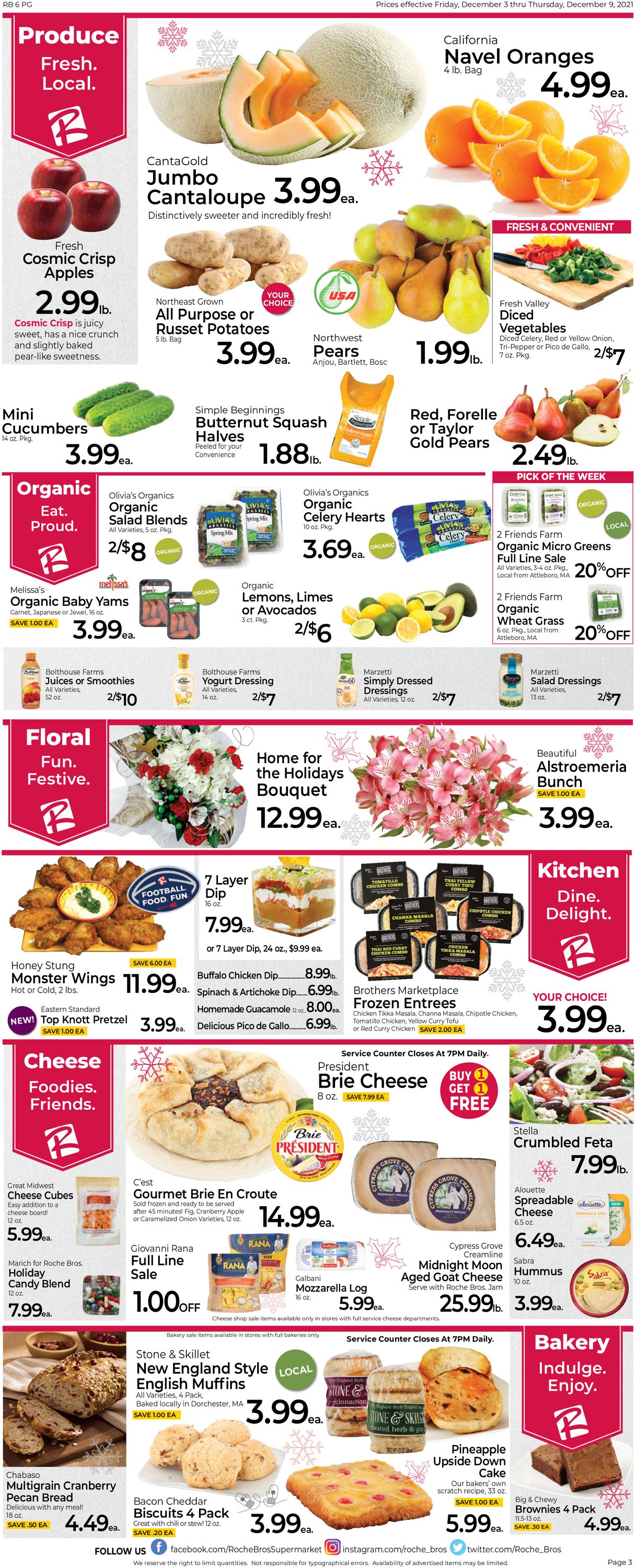 Catalogue Roche Bros. Supermarkets from 12/03/2021