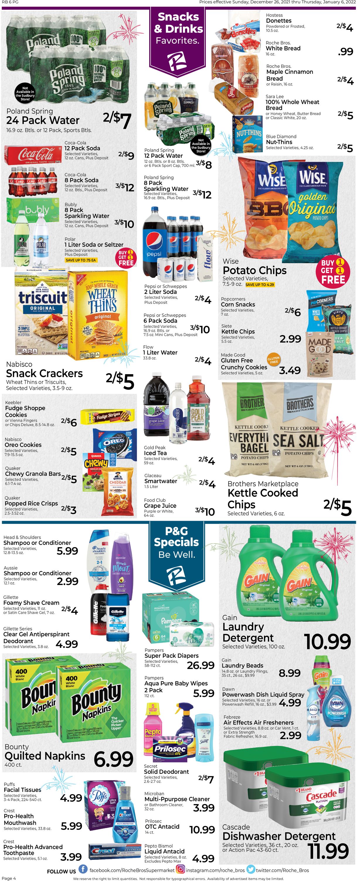 Catalogue Roche Bros. Supermarkets from 12/26/2021
