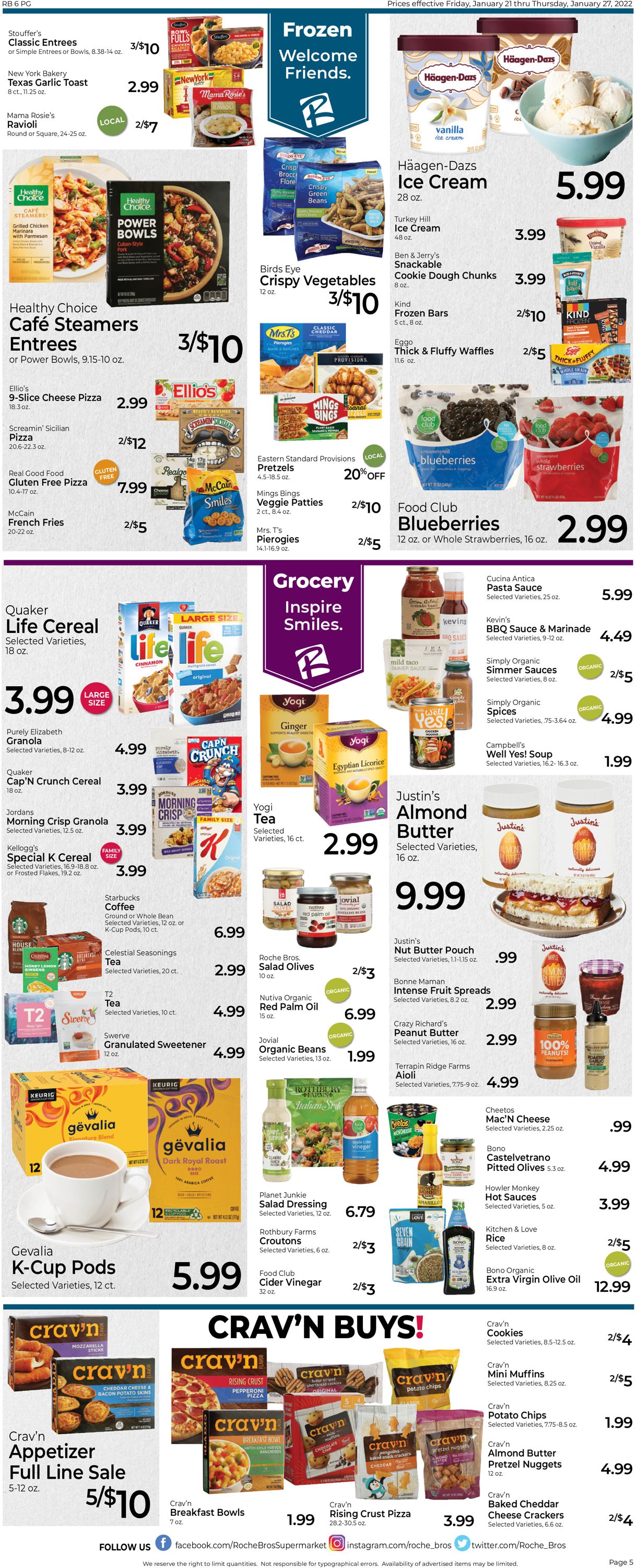 Catalogue Roche Bros. Supermarkets from 01/21/2022