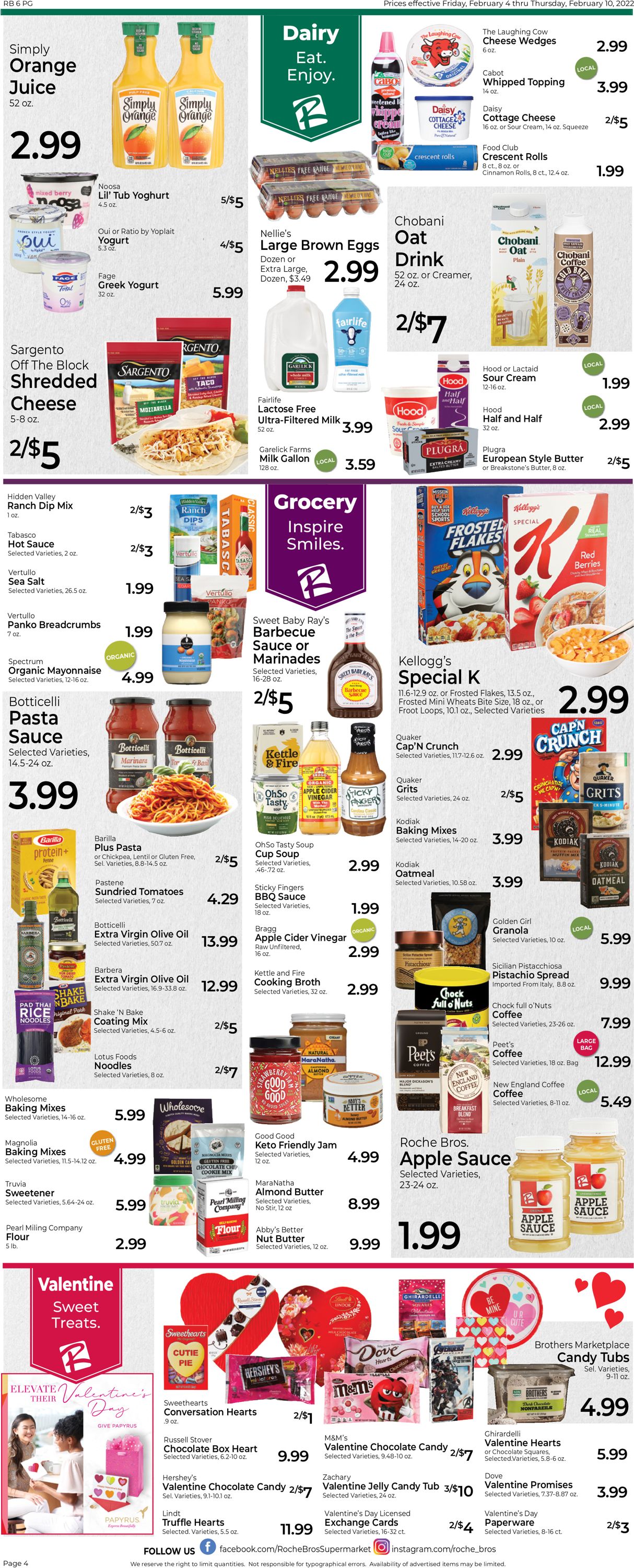 Catalogue Roche Bros. Supermarkets from 02/04/2022