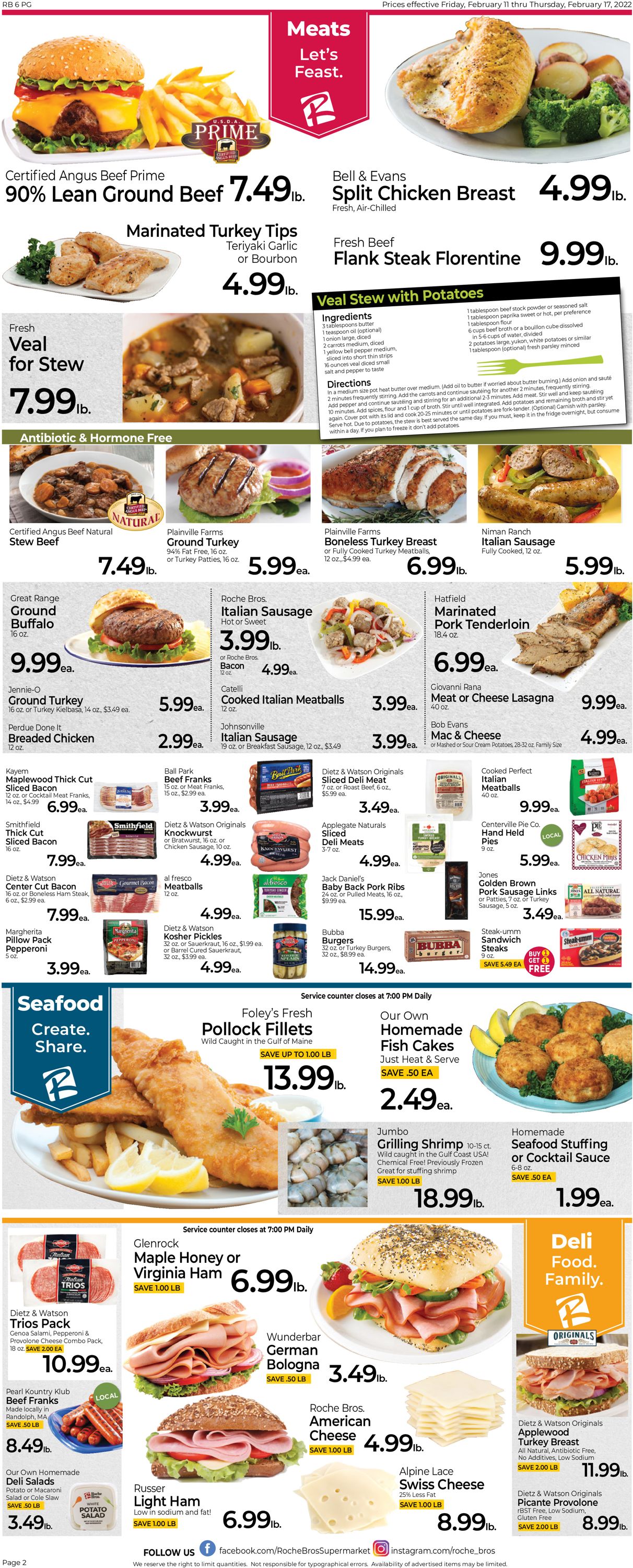 Catalogue Roche Bros. Supermarkets from 02/11/2022