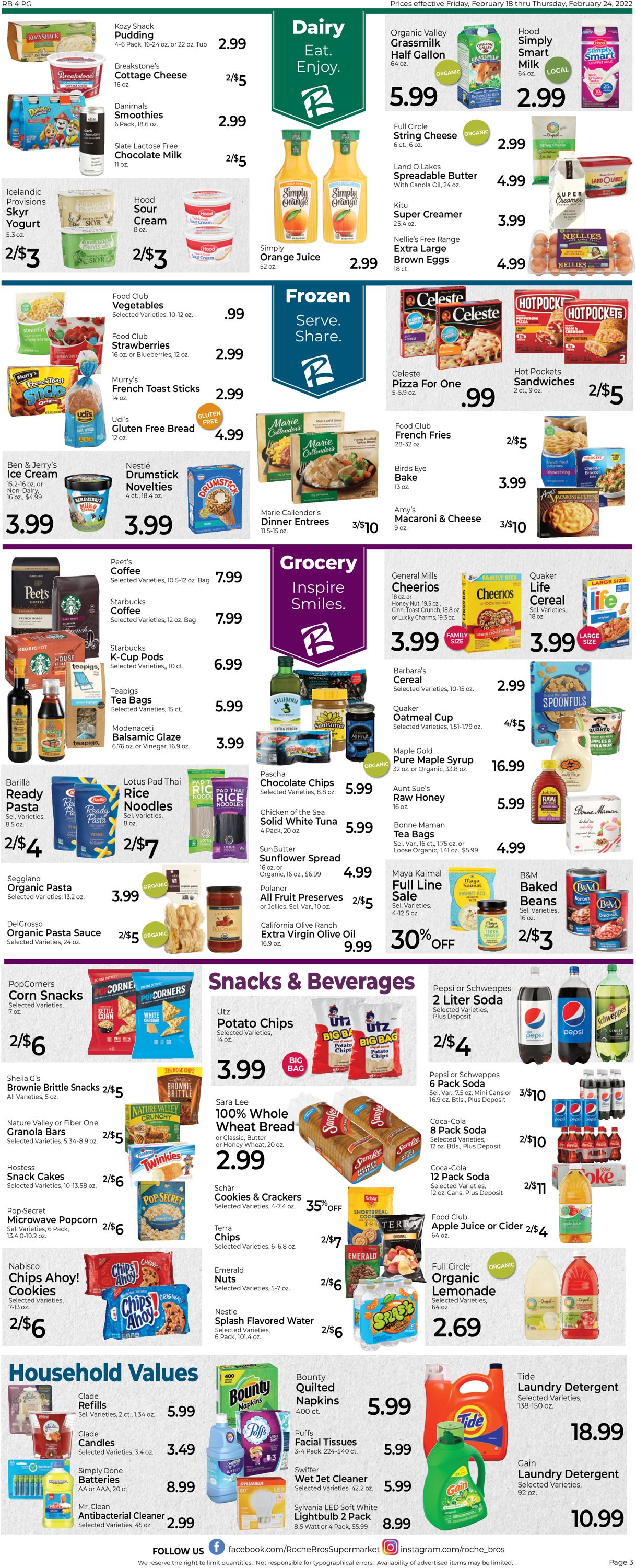 Catalogue Roche Bros. Supermarkets from 02/18/2022