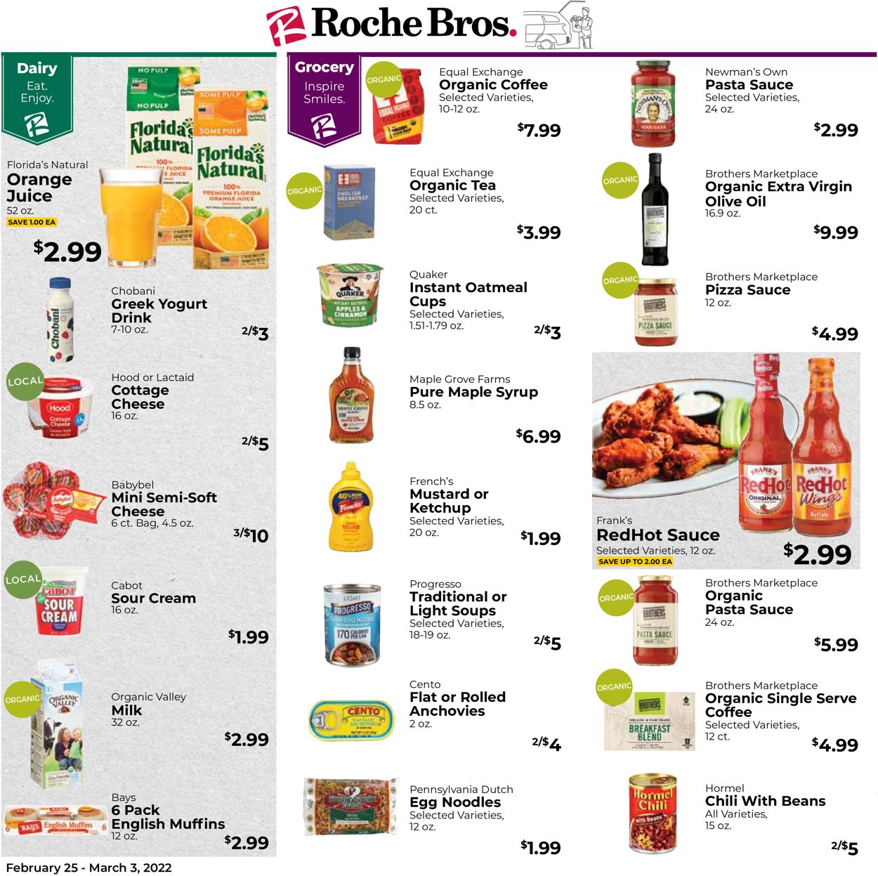 Catalogue Roche Bros. Supermarkets from 02/25/2022
