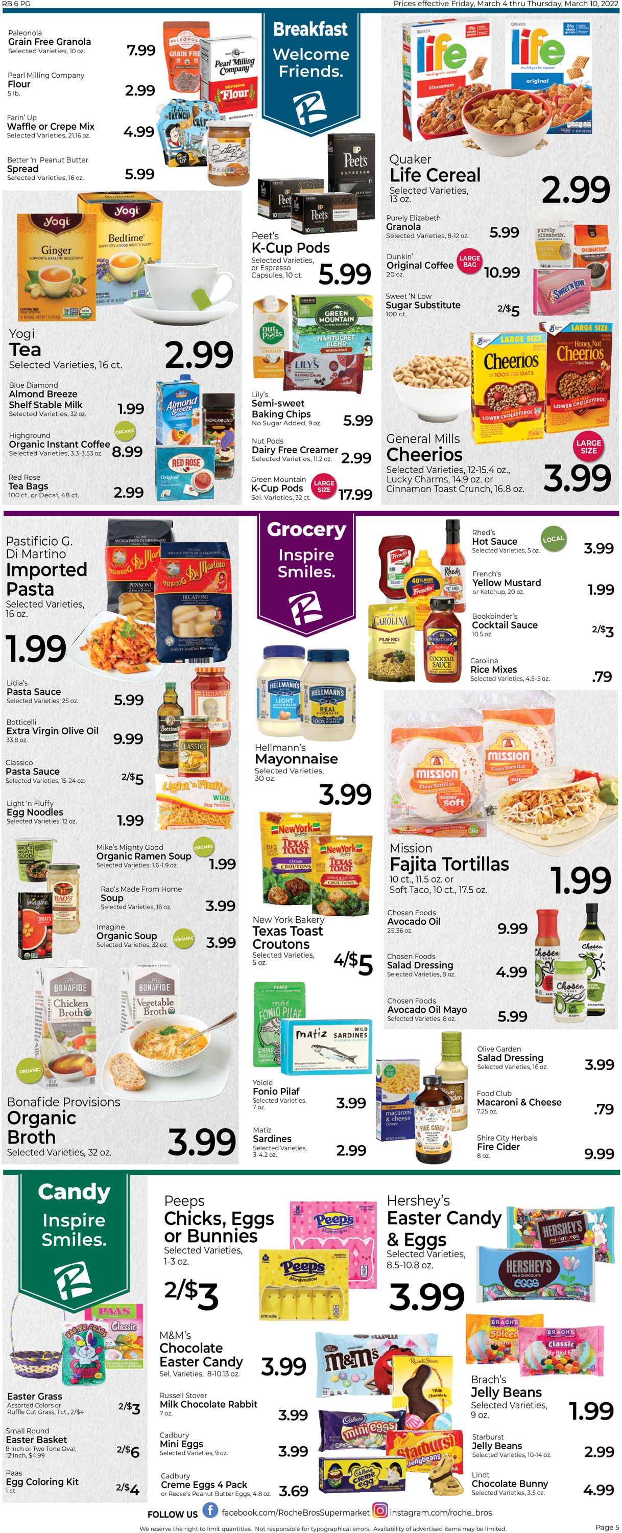 Catalogue Roche Bros. Supermarkets from 03/04/2022
