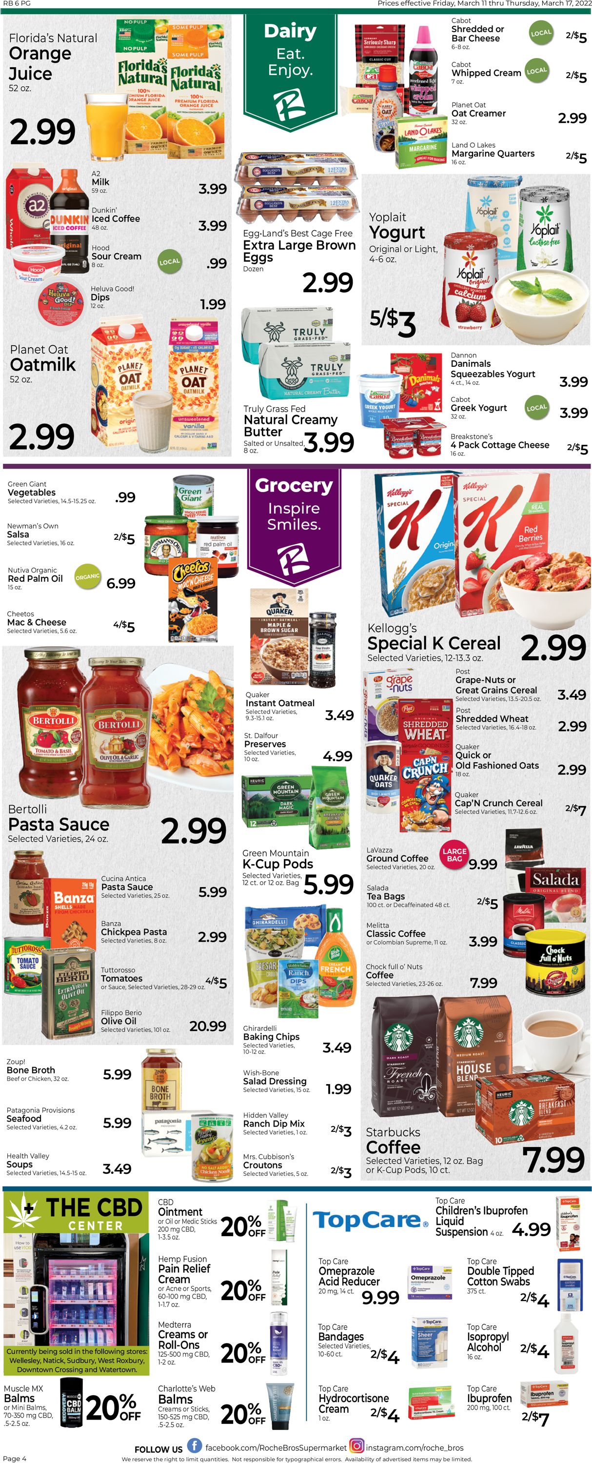 Catalogue Roche Bros. Supermarkets from 03/11/2022