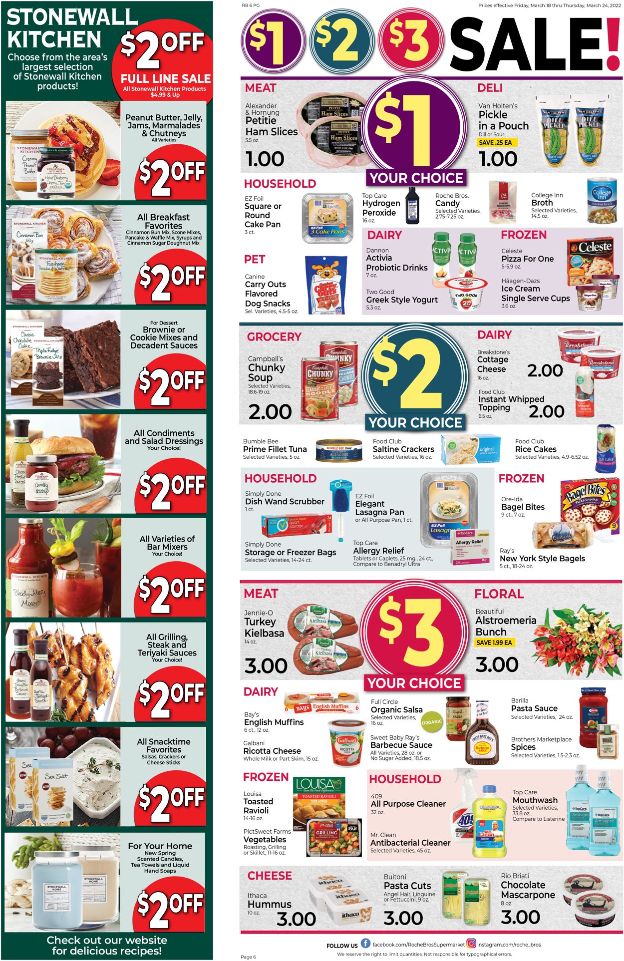 Catalogue Roche Bros. Supermarkets from 03/18/2022