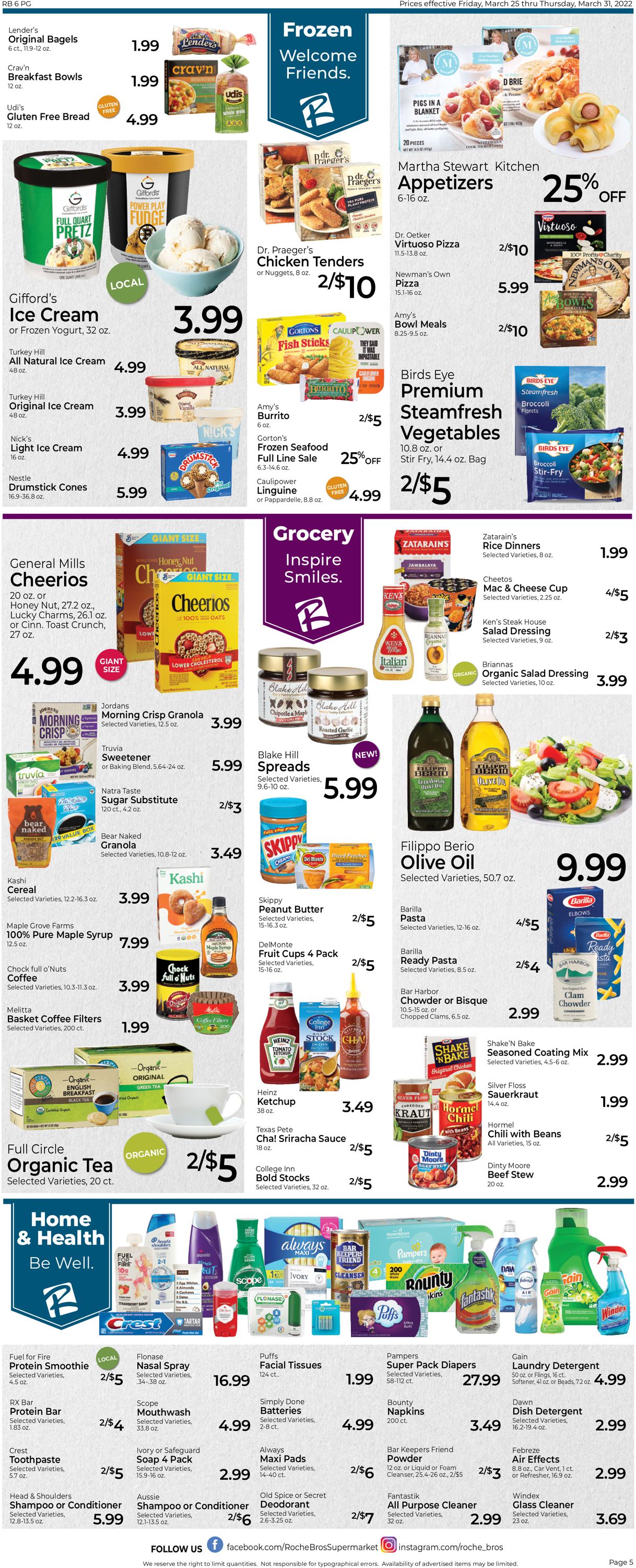 Catalogue Roche Bros. Supermarkets from 03/25/2022