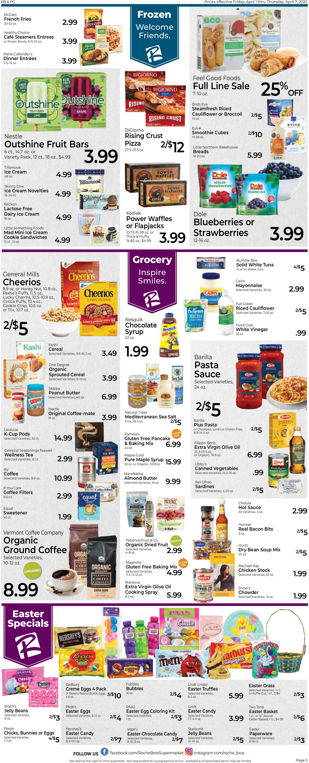 Catalogue Roche Bros. Supermarkets from 04/01/2022