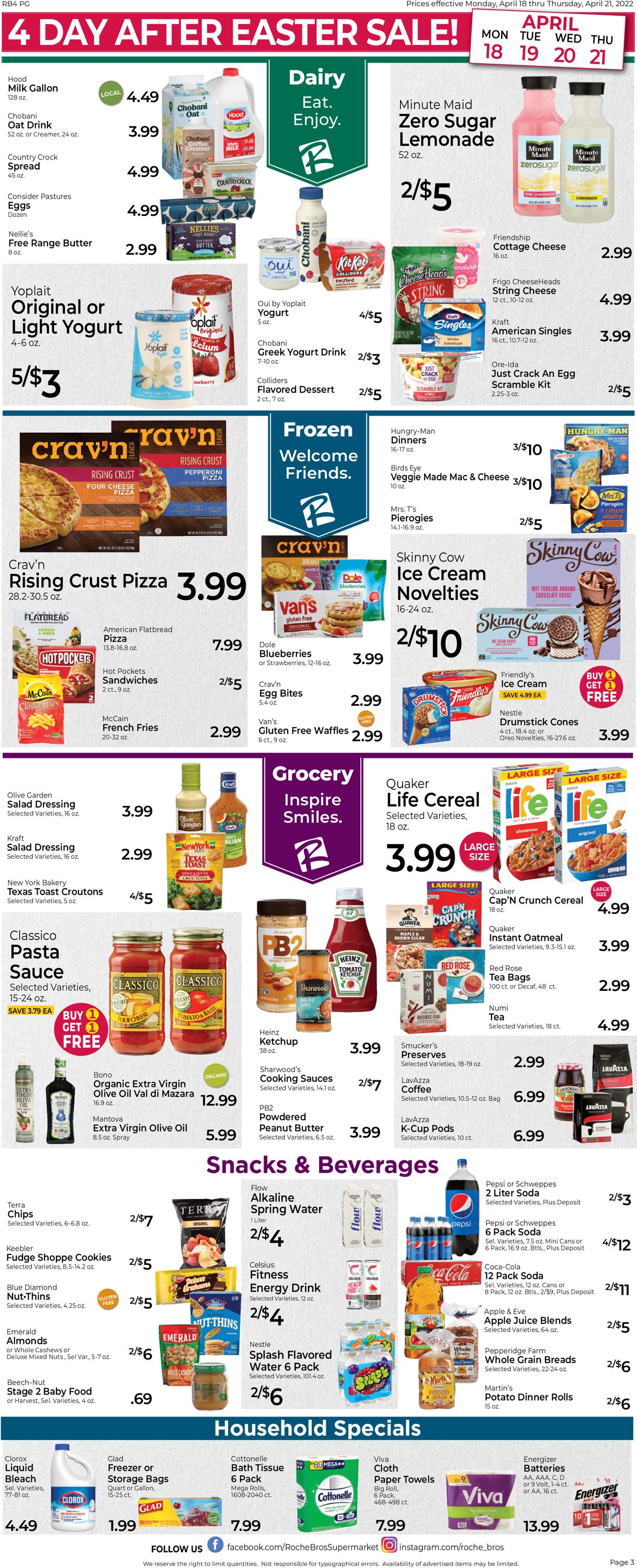 Catalogue Roche Bros. Supermarkets from 04/18/2022
