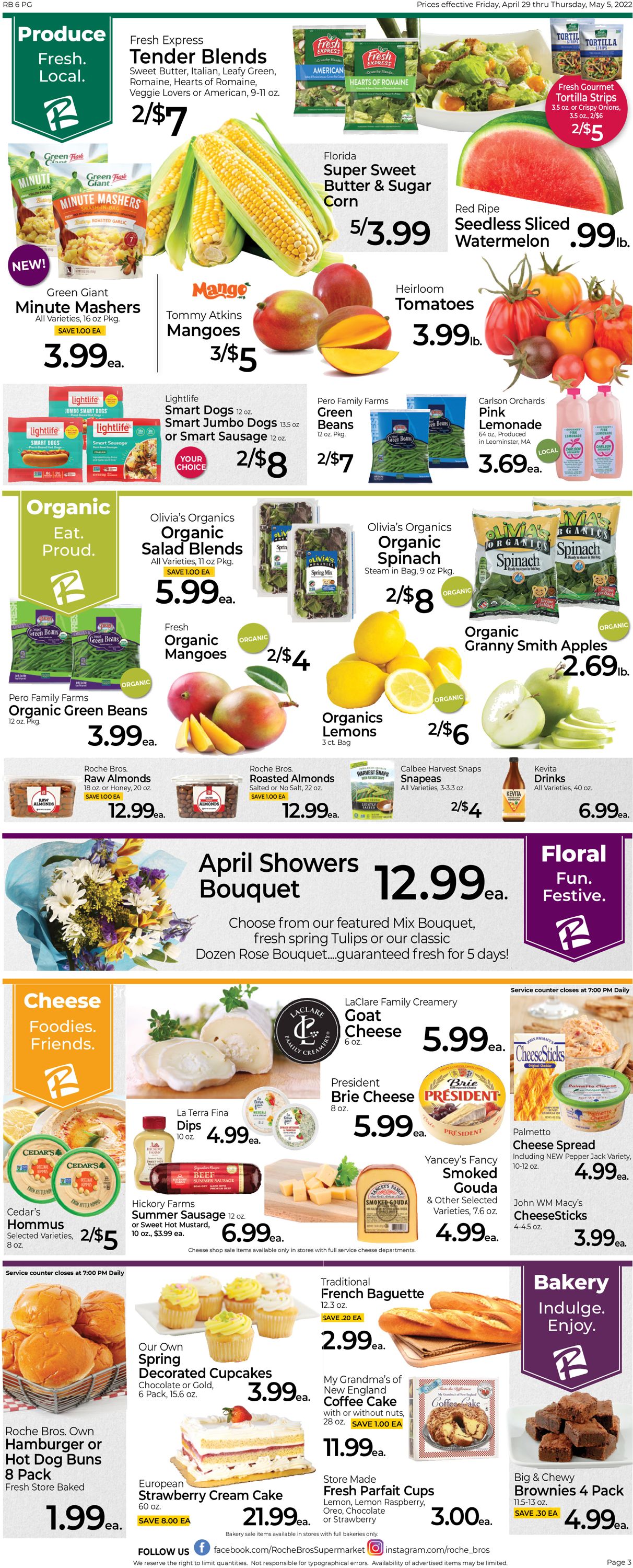 Catalogue Roche Bros. Supermarkets from 04/29/2022