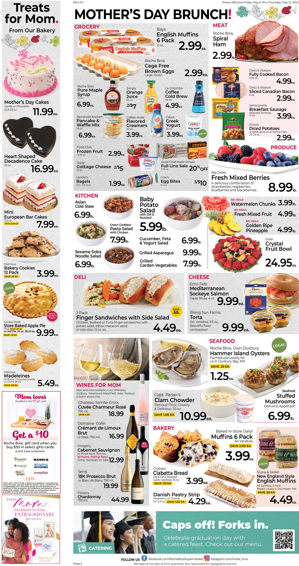 Catalogue Roche Bros. Supermarkets from 05/06/2022