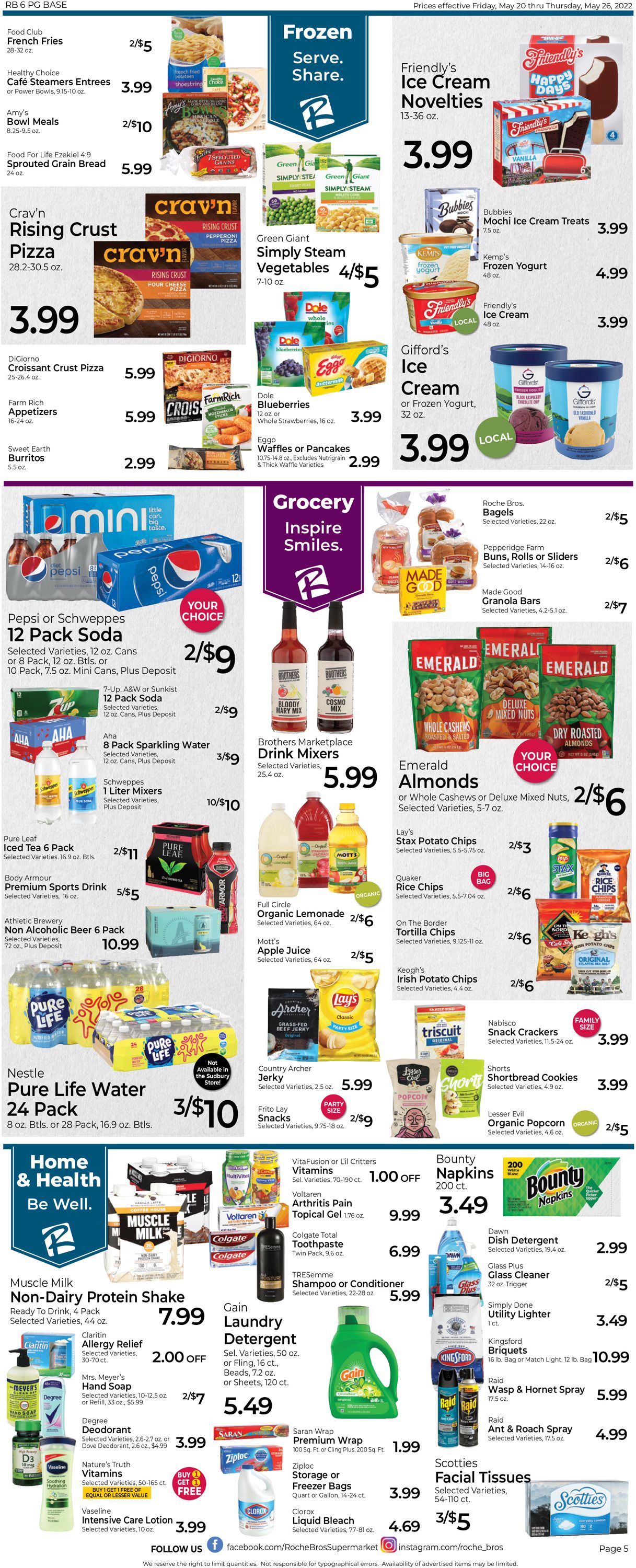 Catalogue Roche Bros. Supermarkets from 05/20/2022
