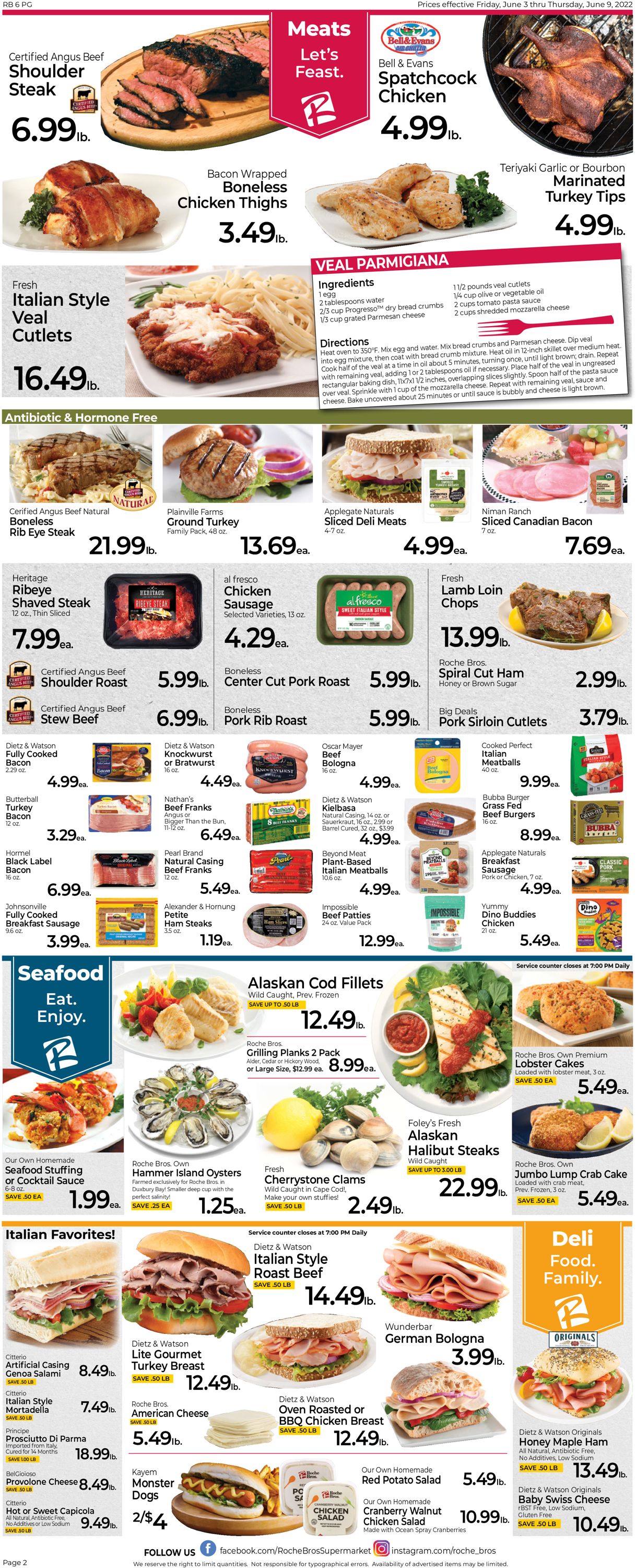 Catalogue Roche Bros. Supermarkets from 06/03/2022