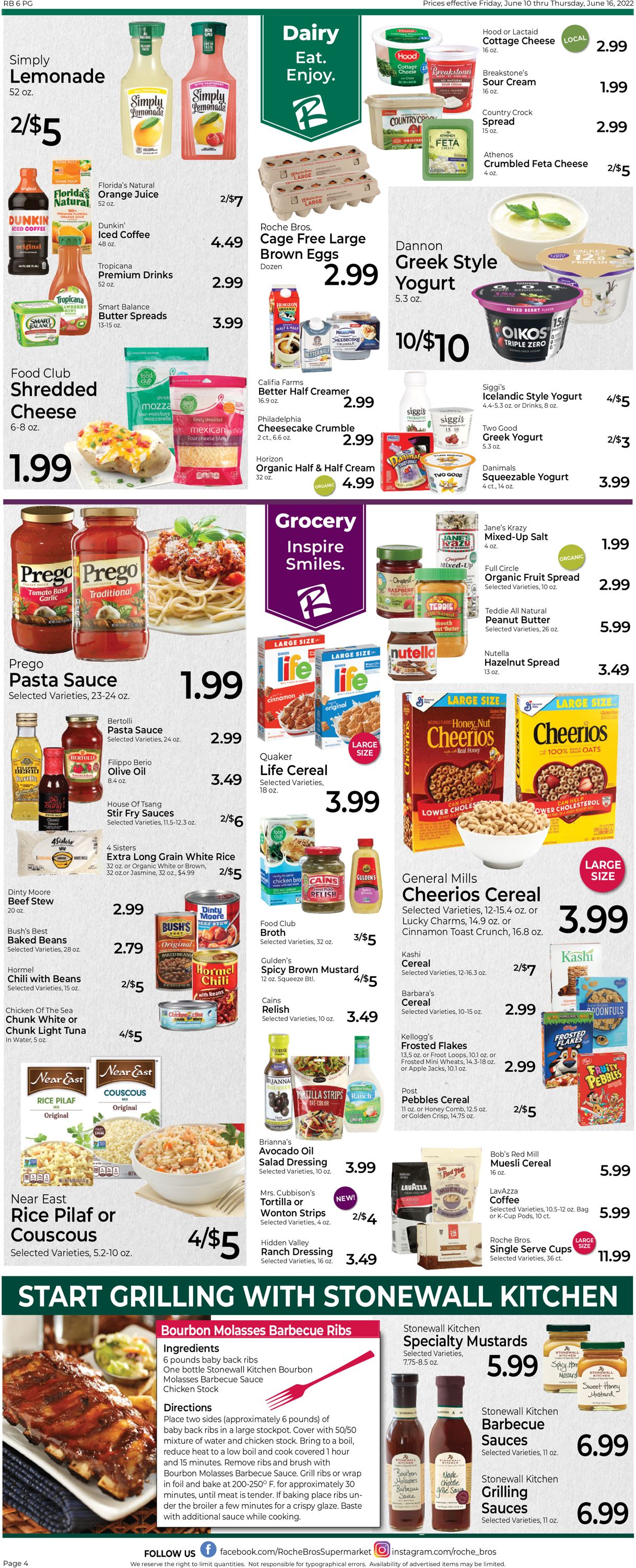 Catalogue Roche Bros. Supermarkets from 06/10/2022