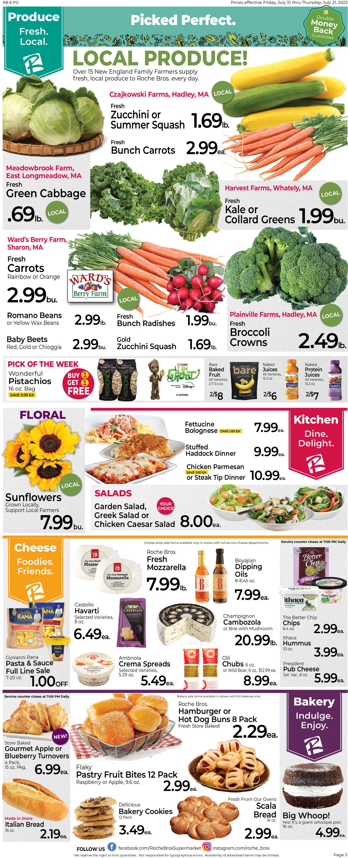 Catalogue Roche Bros. Supermarkets from 07/15/2022