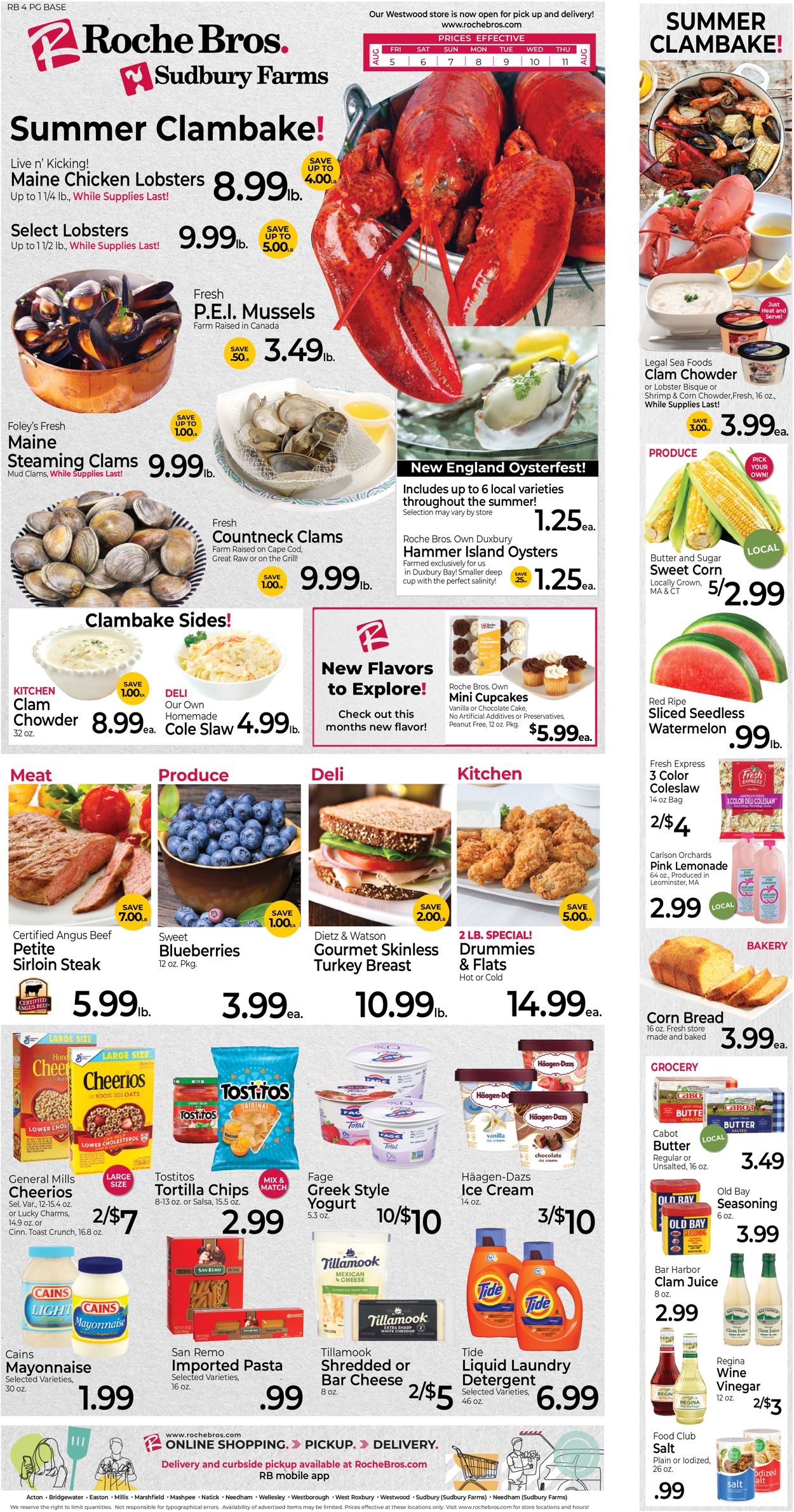 Catalogue Roche Bros. Supermarkets from 08/05/2022