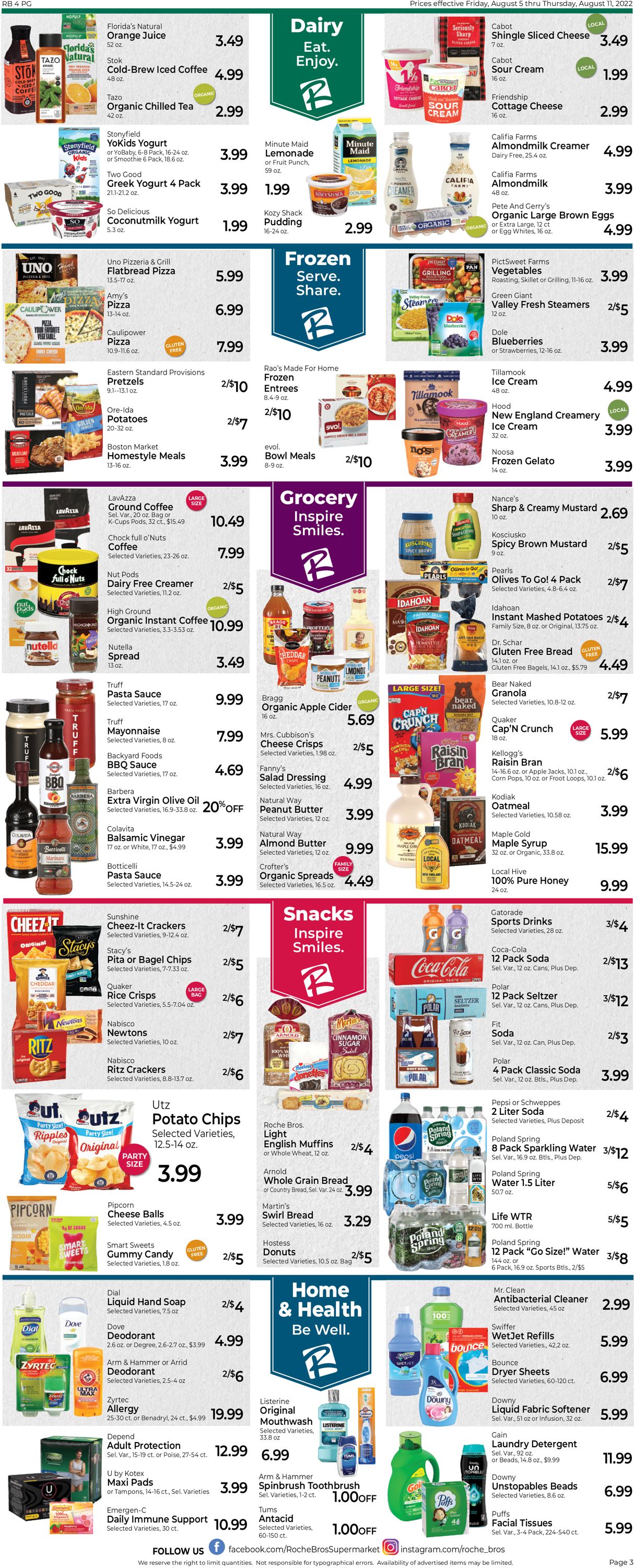 Catalogue Roche Bros. Supermarkets from 08/05/2022