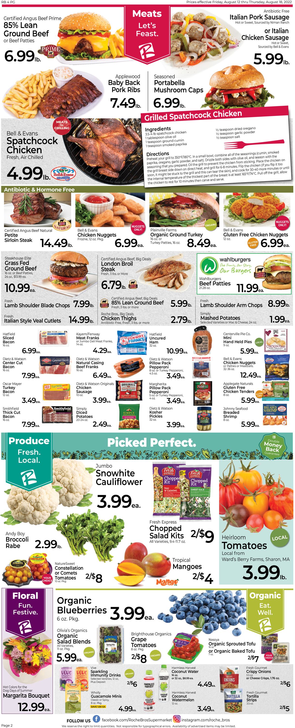 Catalogue Roche Bros. Supermarkets from 08/12/2022