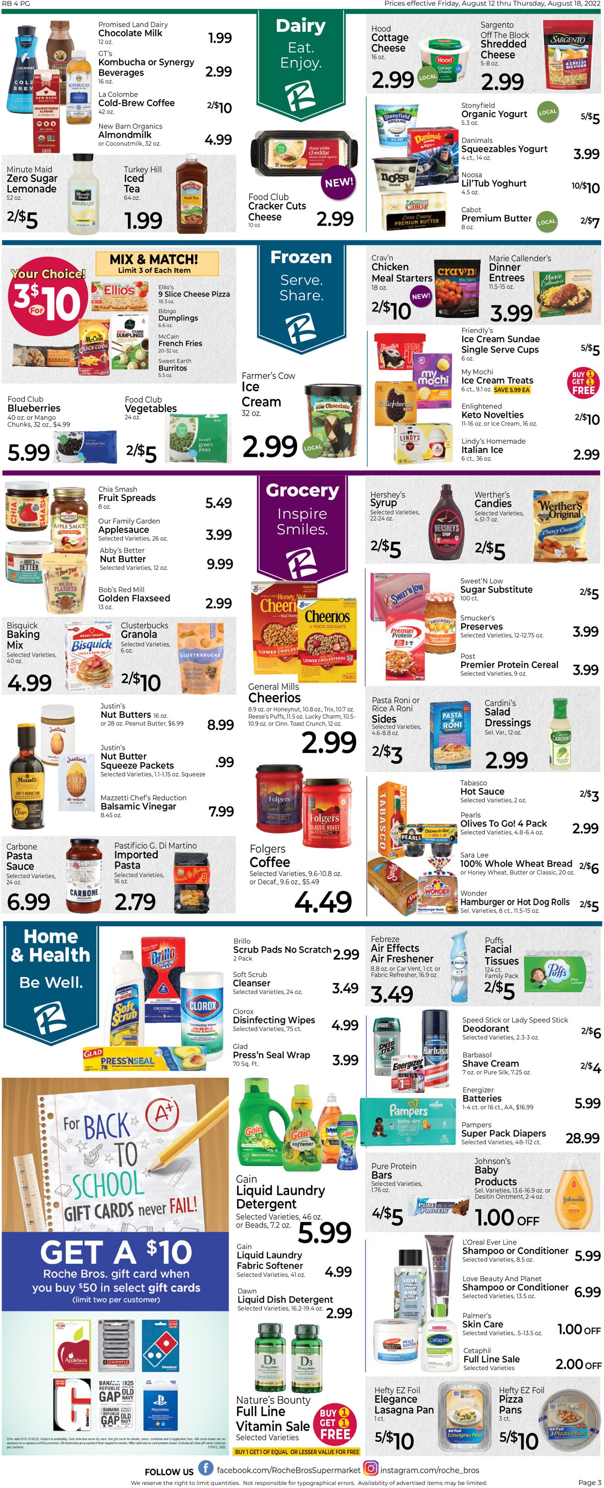 Catalogue Roche Bros. Supermarkets from 08/12/2022