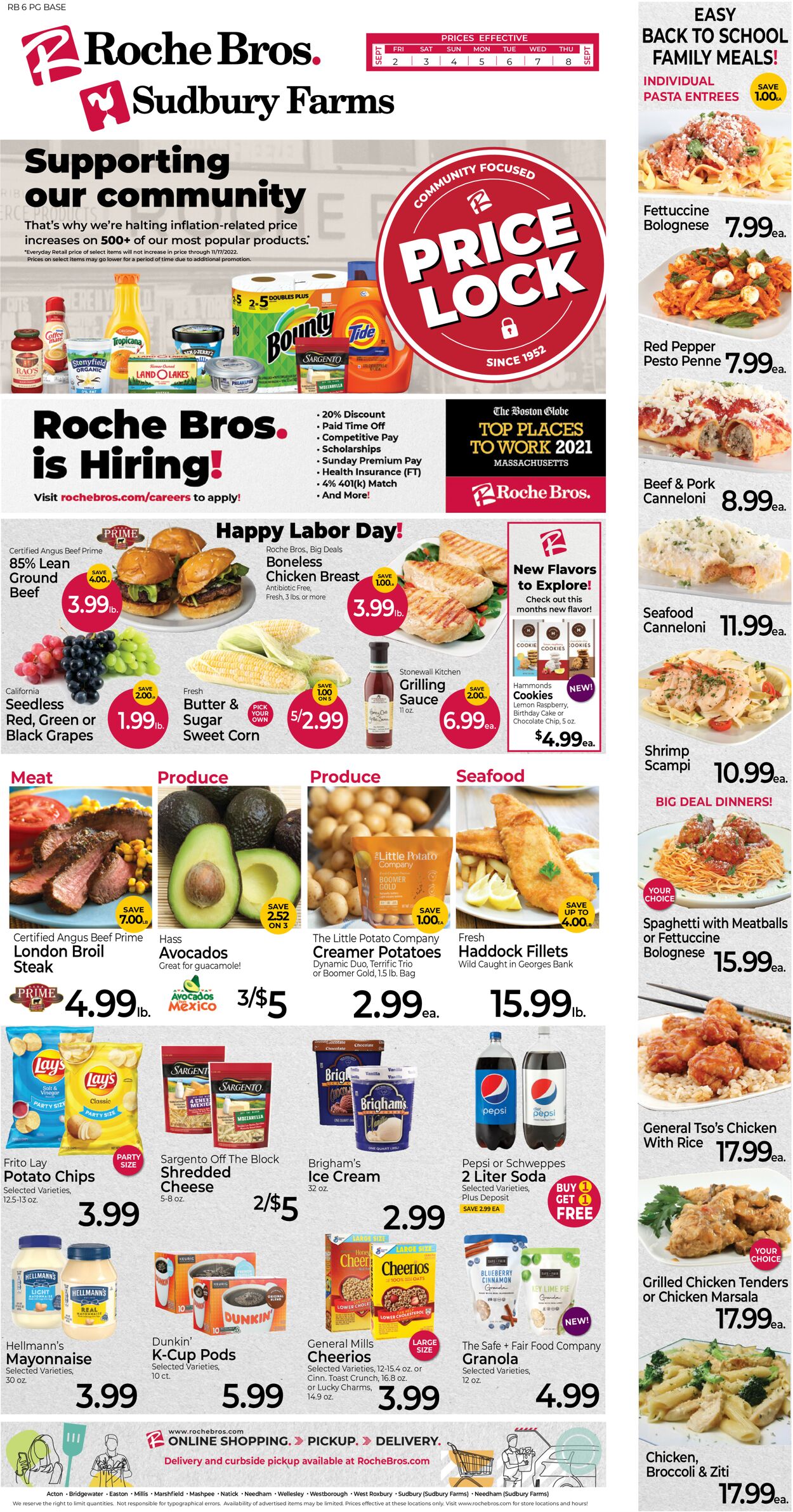 Catalogue Roche Bros. Supermarkets from 09/02/2022