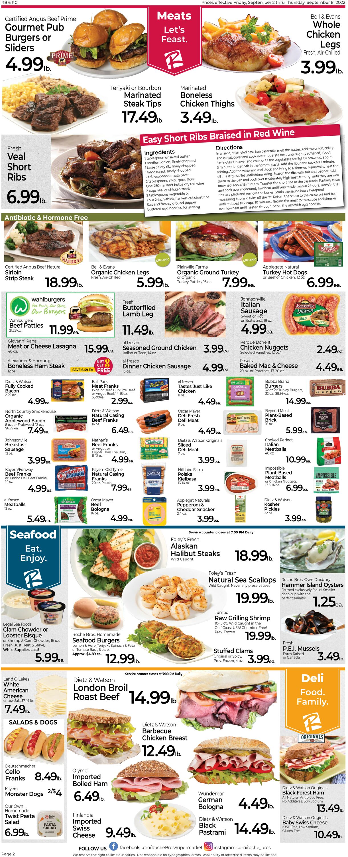 Catalogue Roche Bros. Supermarkets from 09/02/2022