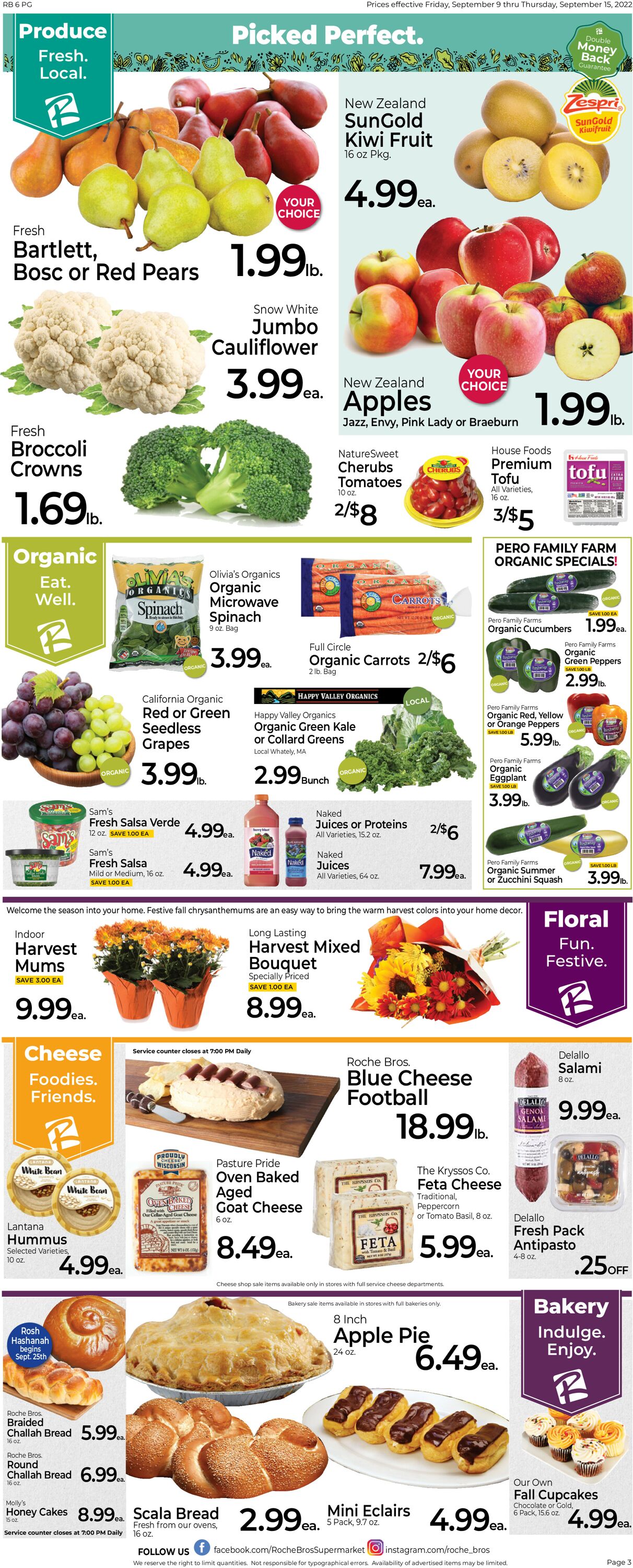 Catalogue Roche Bros. Supermarkets from 09/09/2022