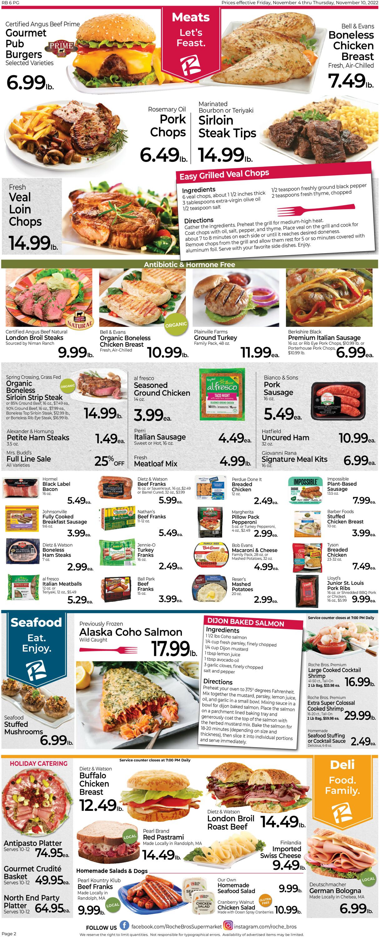 Catalogue Roche Bros. Supermarkets from 11/04/2022