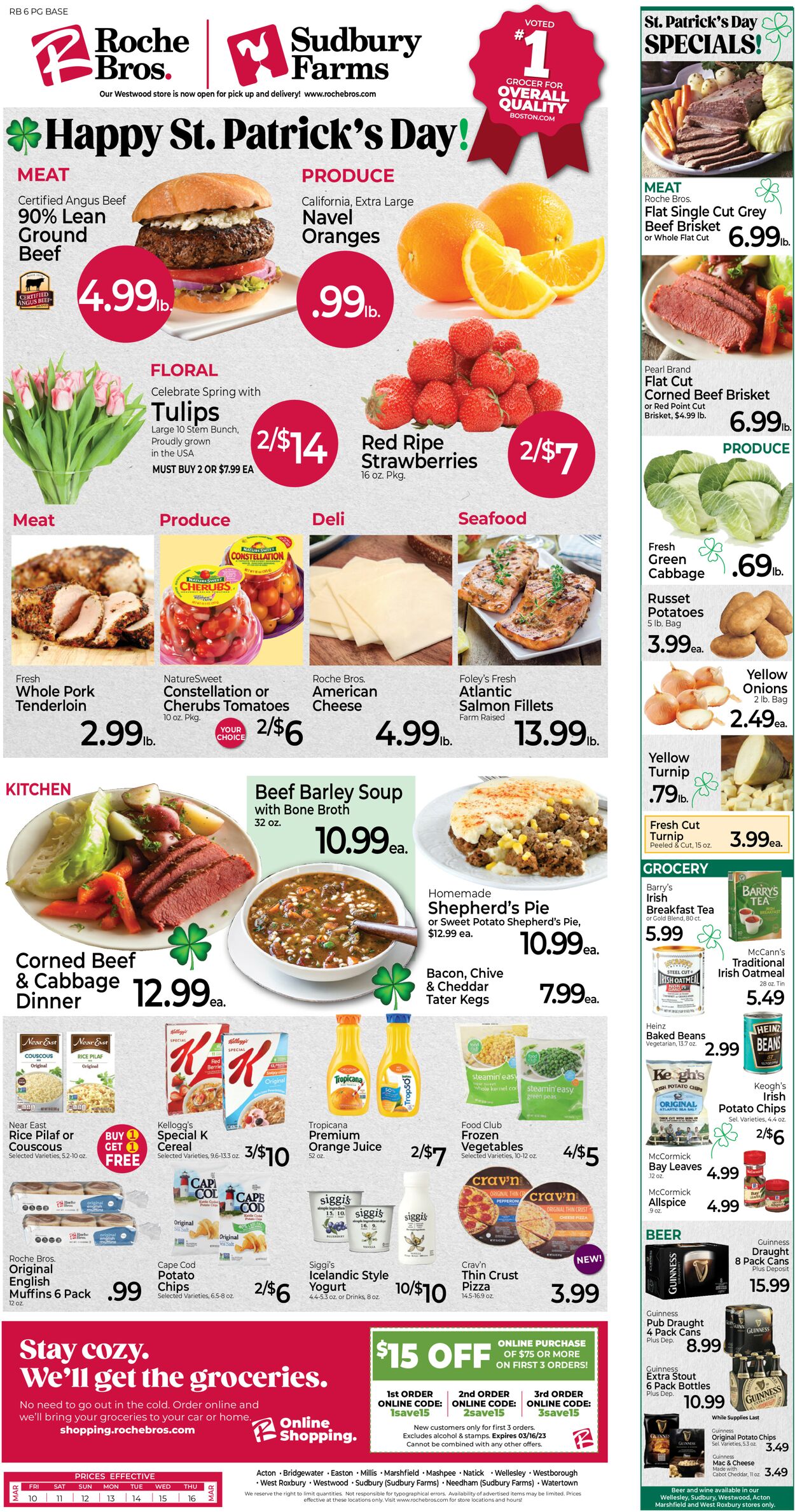 Catalogue Roche Bros. Supermarkets from 03/10/2023
