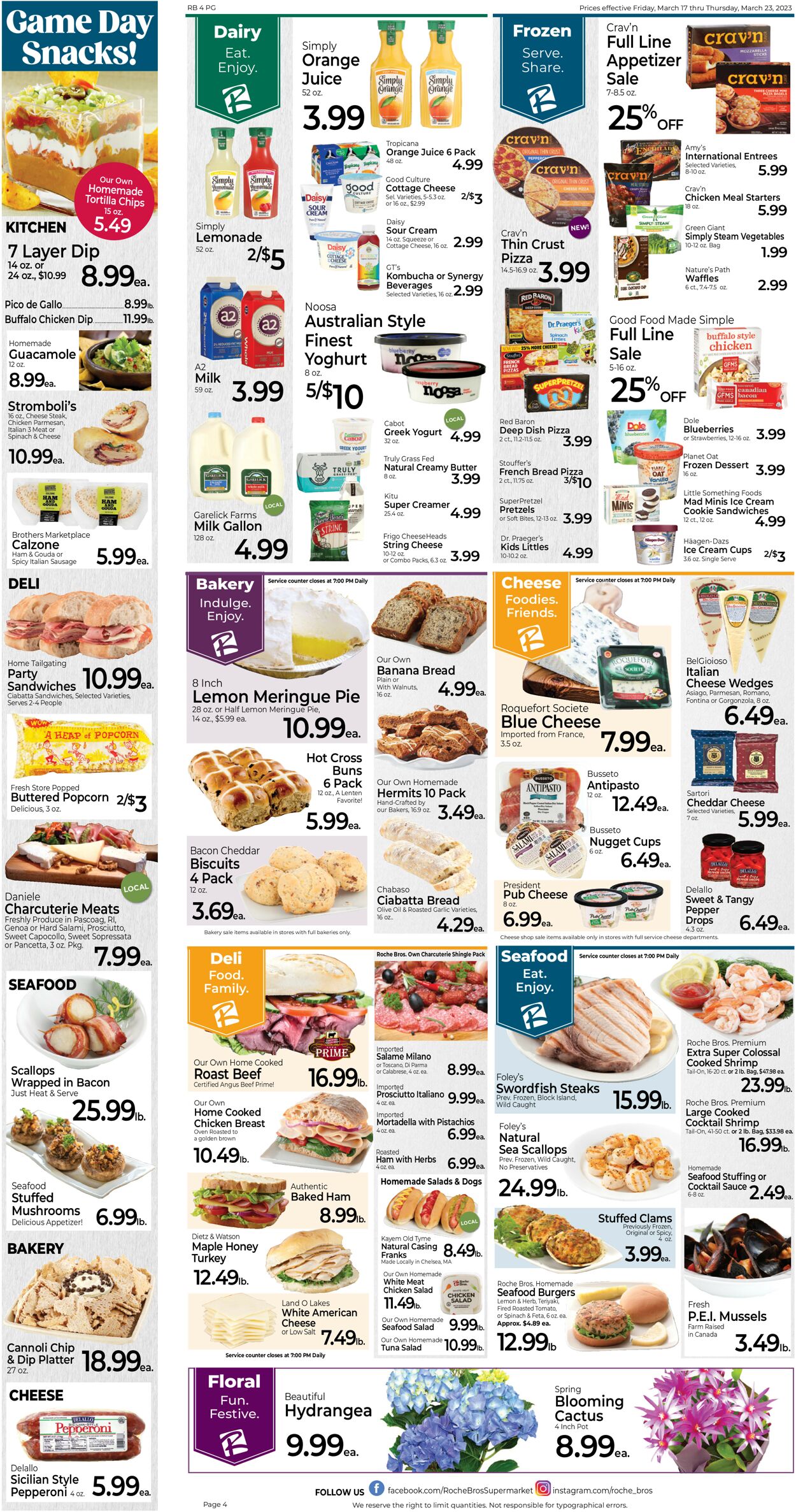 Catalogue Roche Bros. Supermarkets from 03/17/2023