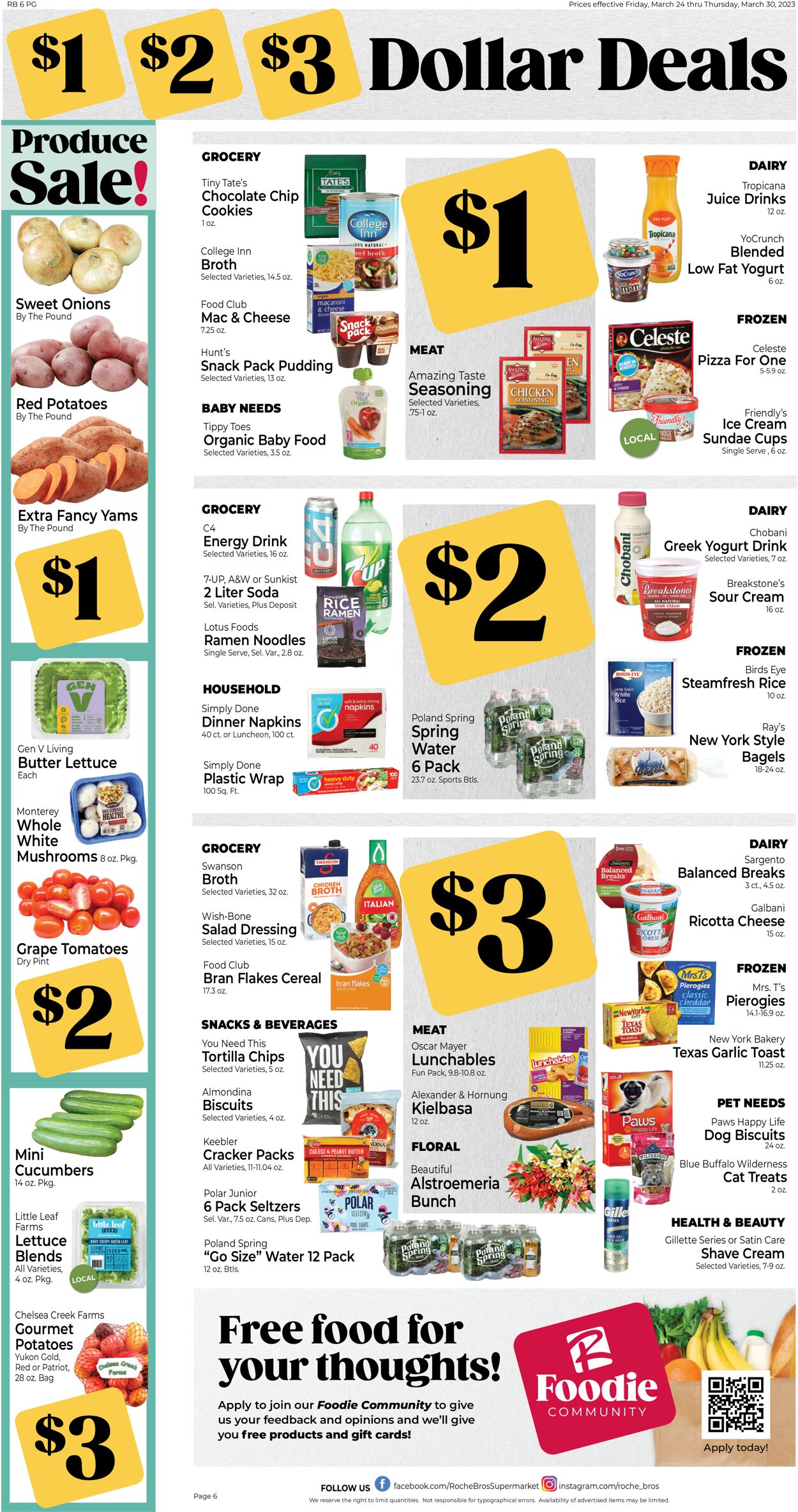 Catalogue Roche Bros. Supermarkets from 03/24/2023
