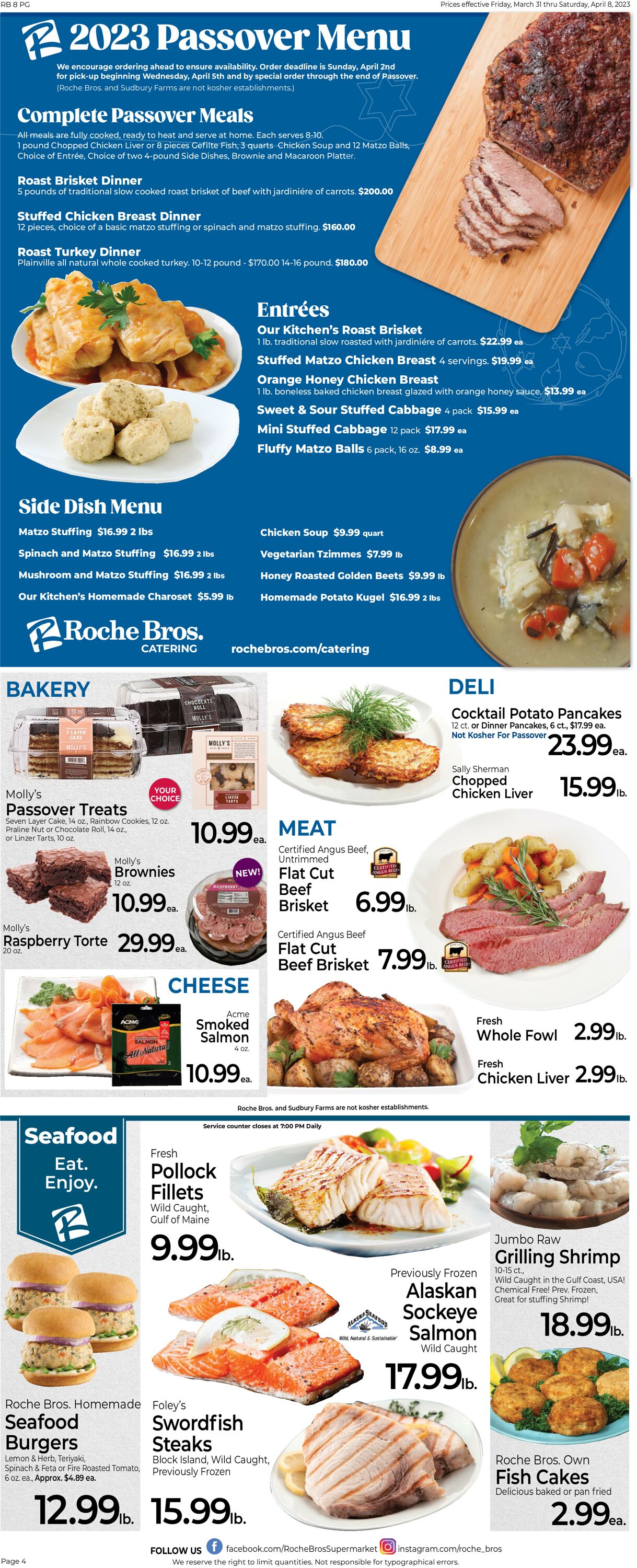 Catalogue Roche Bros. Supermarkets from 03/31/2023
