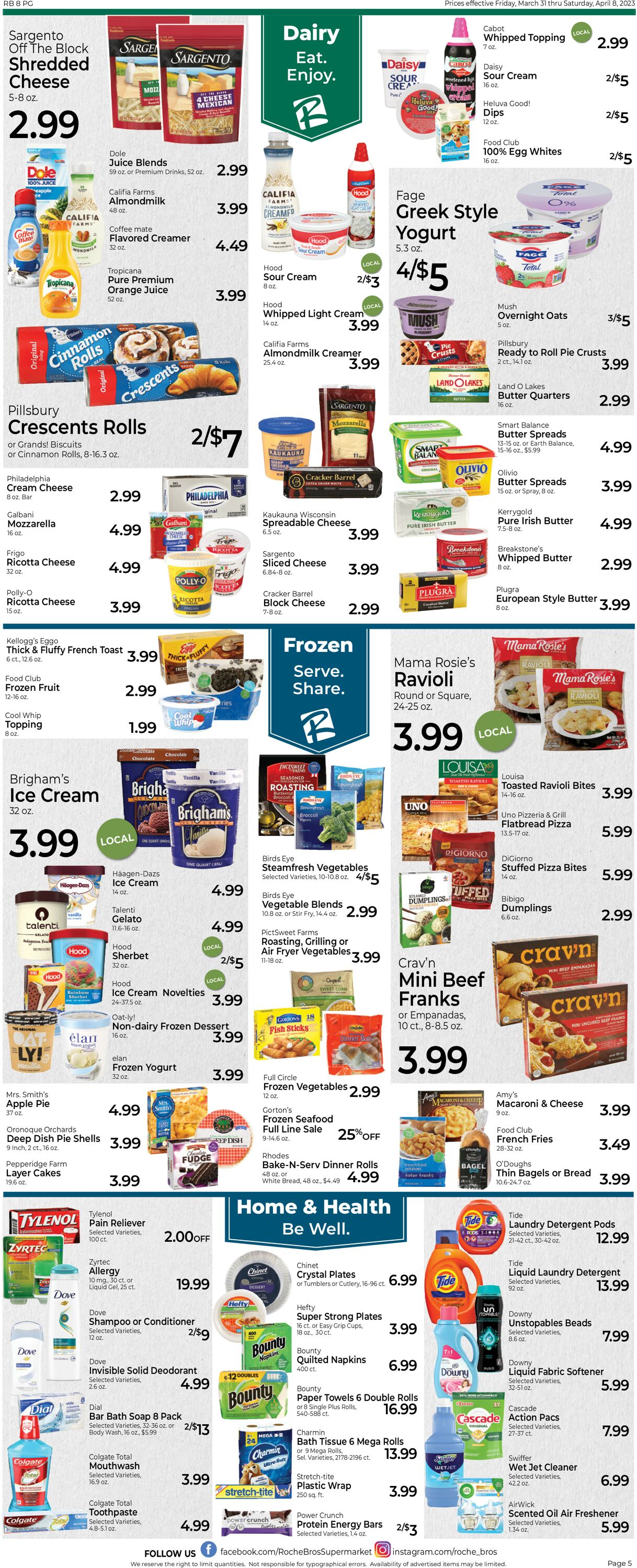 Catalogue Roche Bros. Supermarkets from 03/31/2023