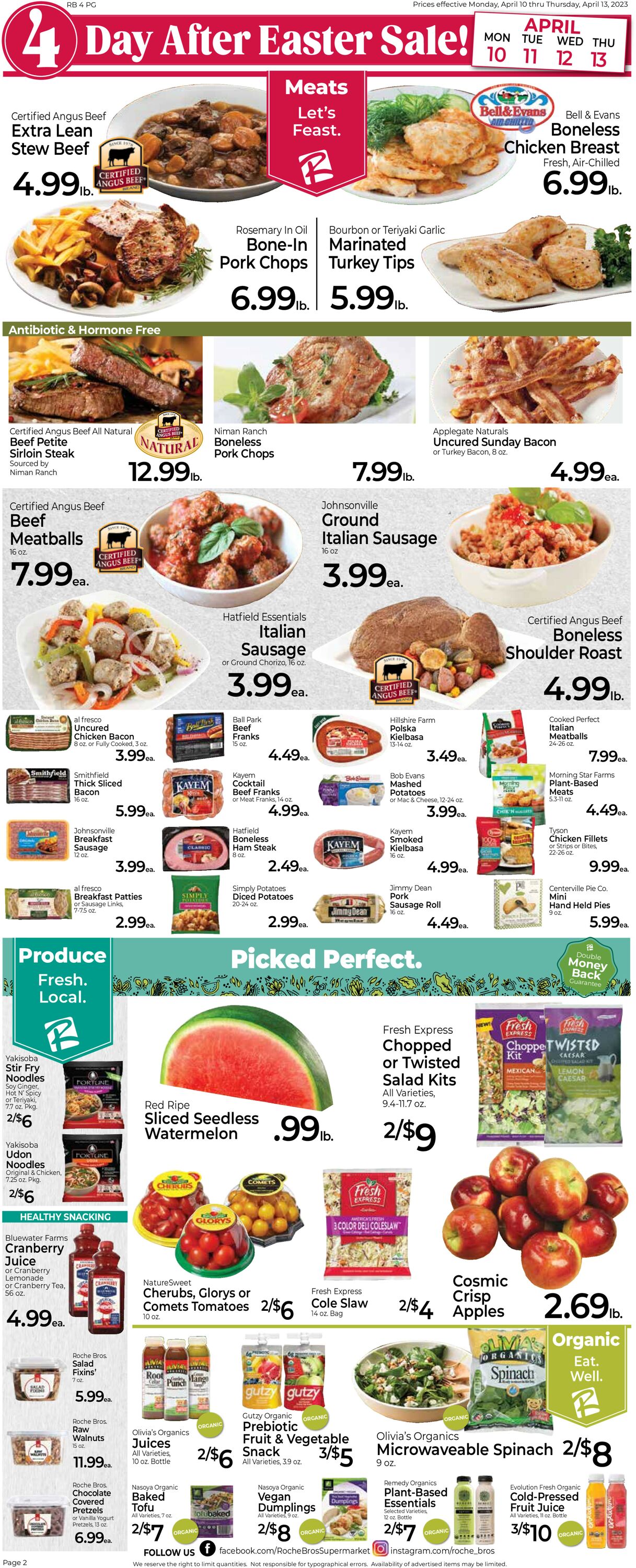 Catalogue Roche Bros. Supermarkets from 04/10/2023