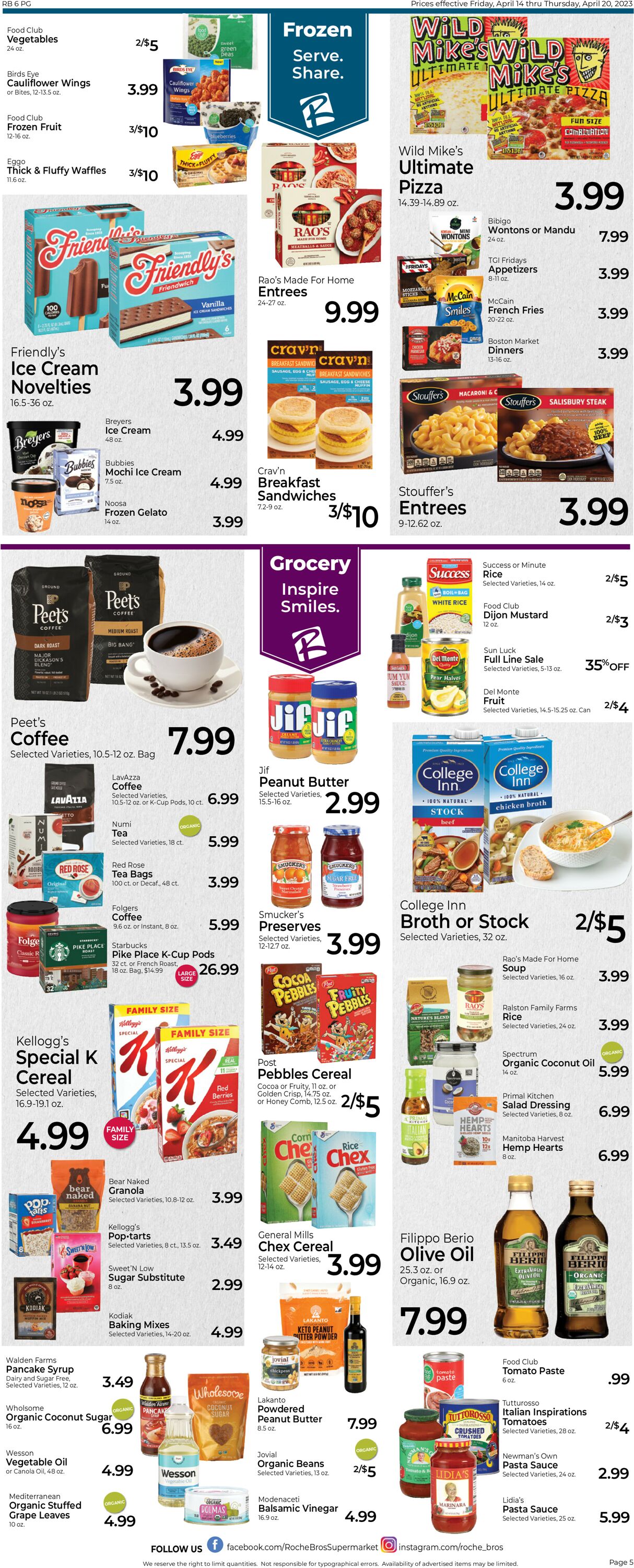 Catalogue Roche Bros. Supermarkets from 04/14/2023