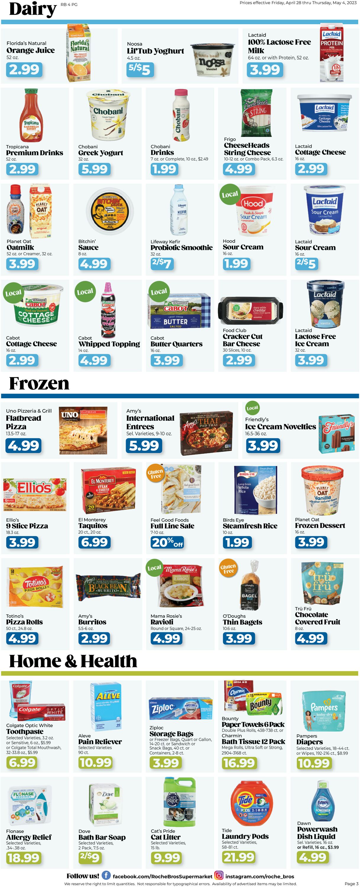 Catalogue Roche Bros. Supermarkets from 04/28/2023
