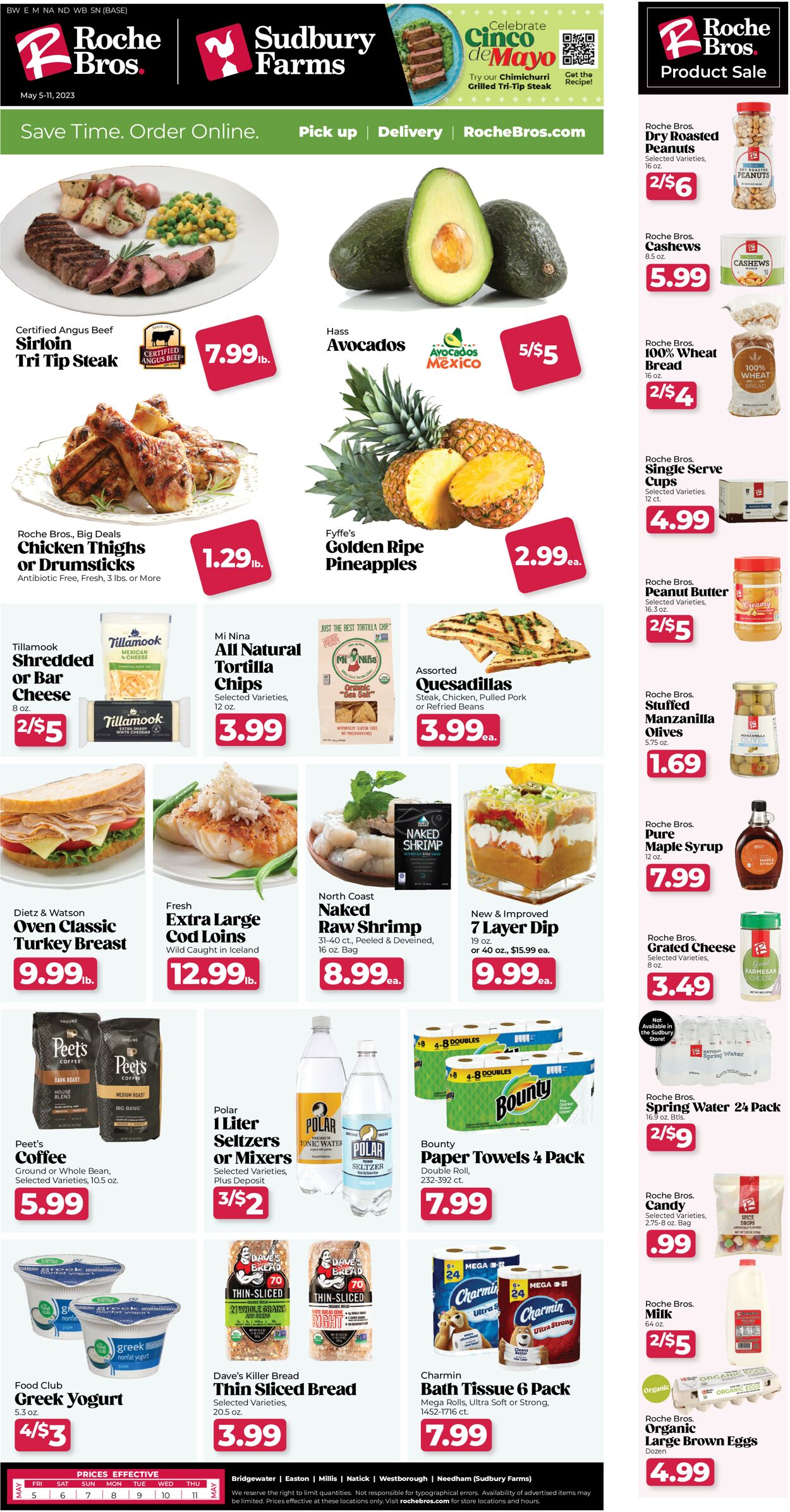 Catalogue Roche Bros. Supermarkets from 05/05/2023