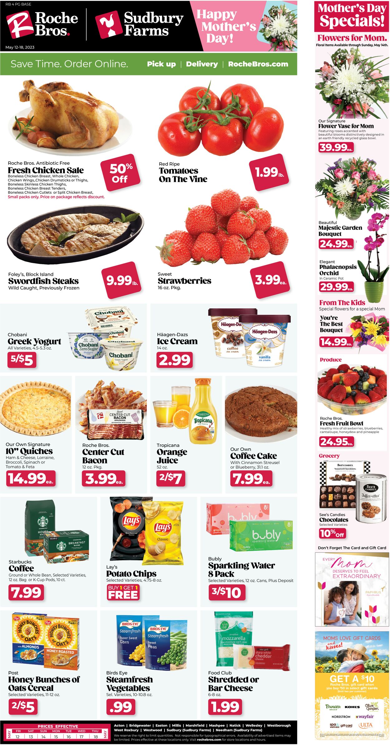 Catalogue Roche Bros. Supermarkets from 05/12/2023