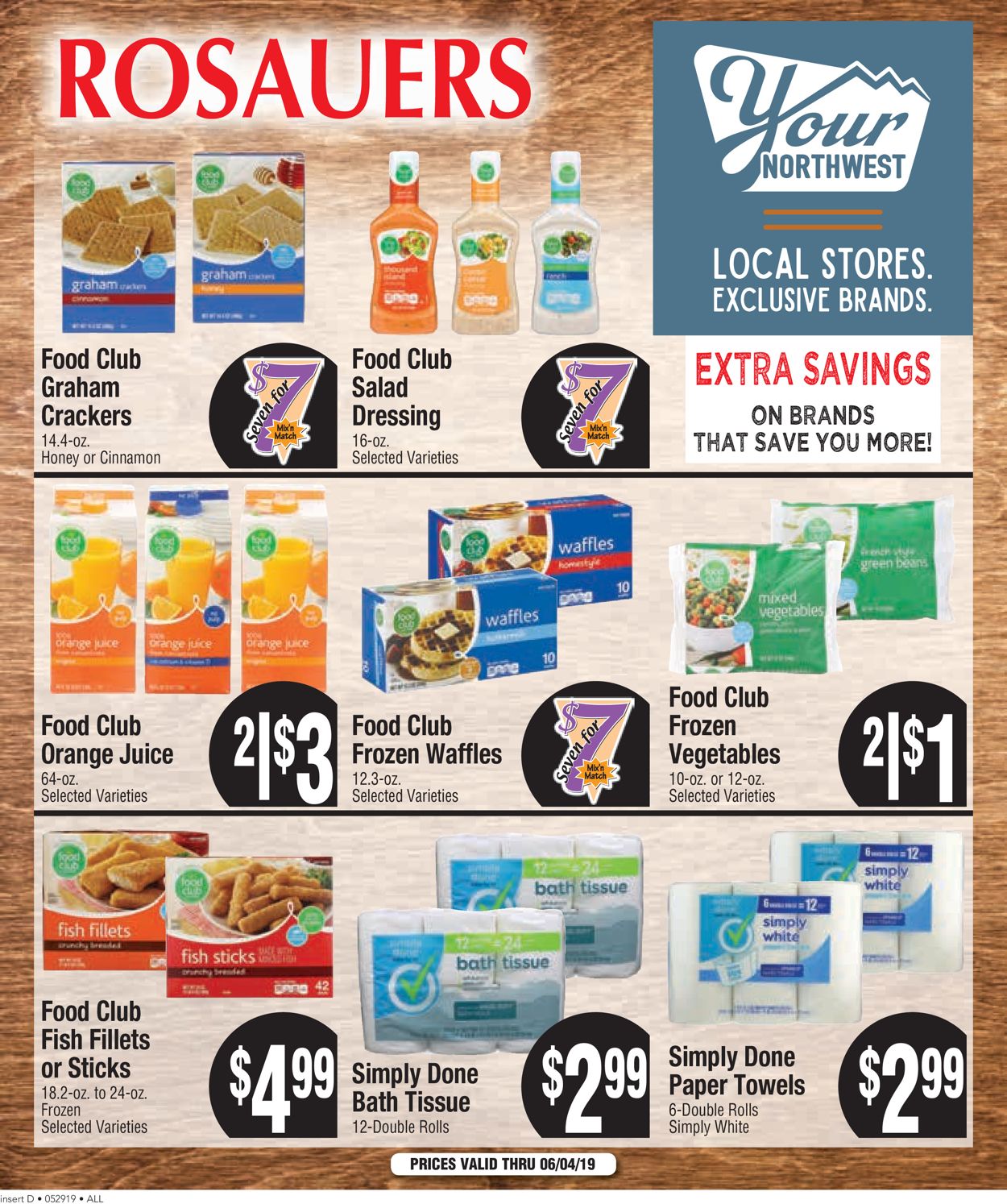 Catalogue Rosauers from 05/29/2019