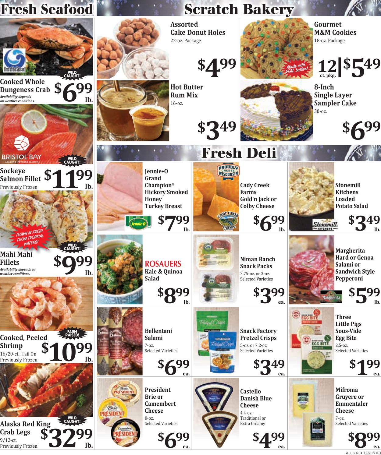 Catalogue Rosauers - New Year's Ad 2019 from 12/26/2019